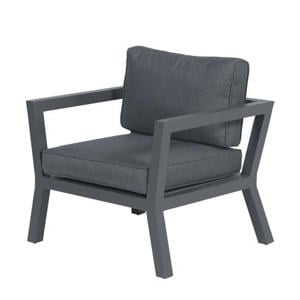 Colorado lounge stoel - carbon black/ reflex black