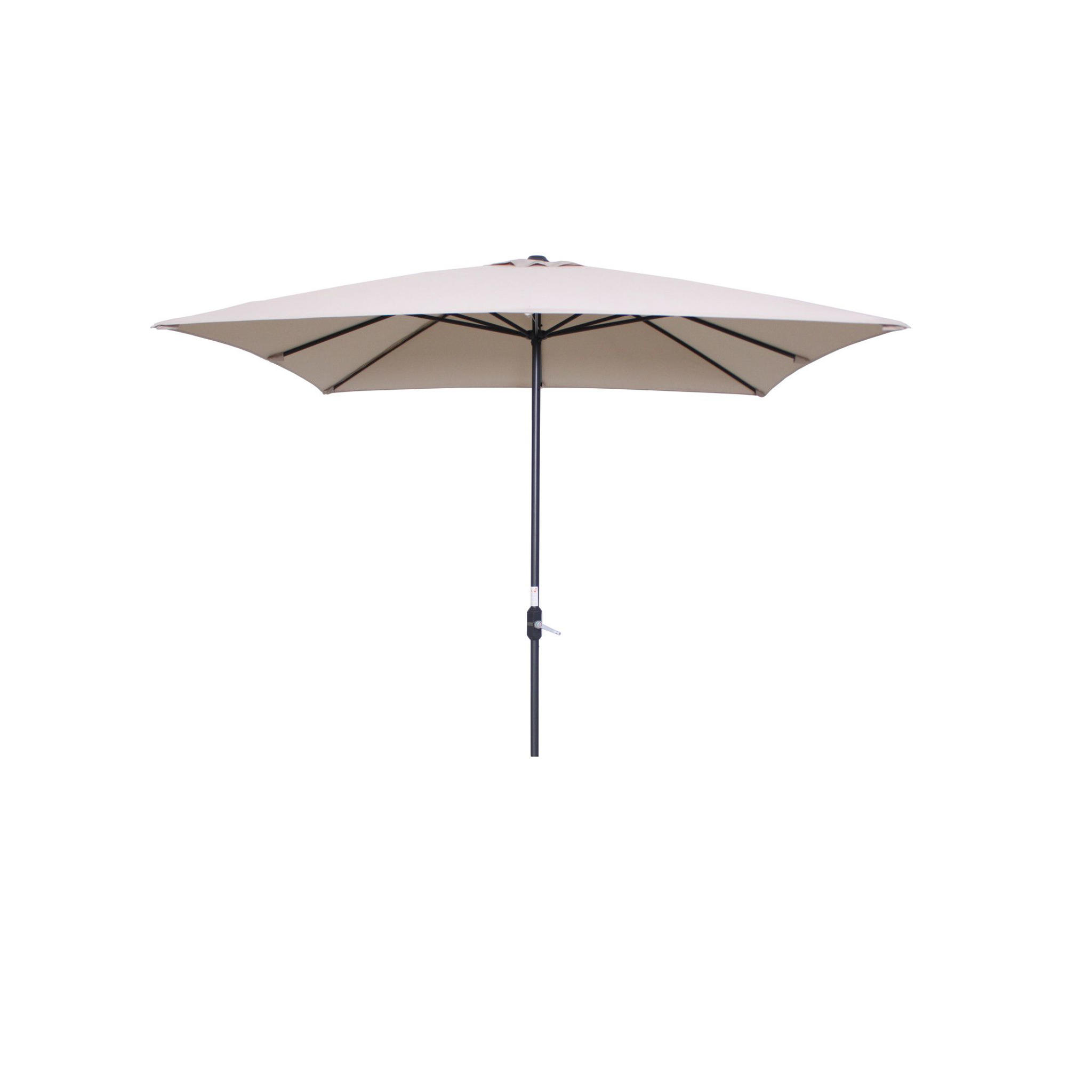 Garden Impressions Lotus parasol 250x250 - carbon black/ donker grijs Garden Impressions Lotus parasol 250x250 - carbon black/ donker grijs
