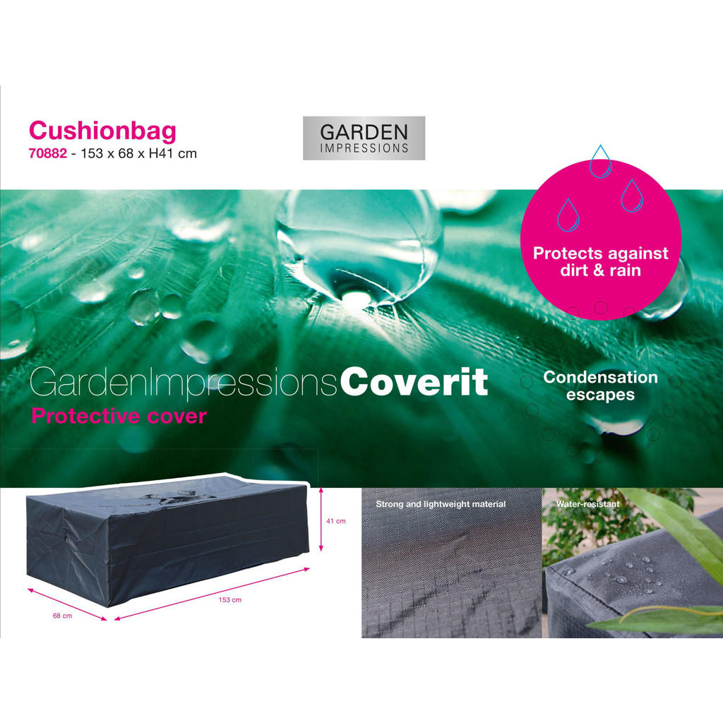 Garden Impressions Coverit kussentas - 153x68xH41