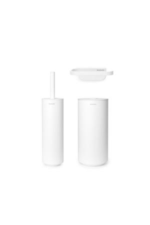 toiletaccessoire set MindSet (set van 3) (wit)