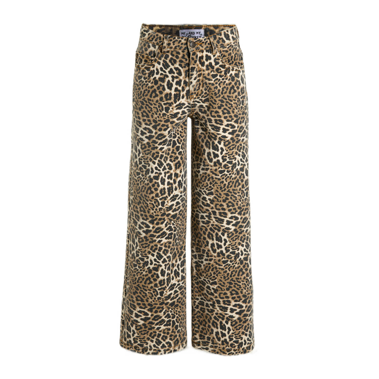 Me & My Monkey panterprint jeans
