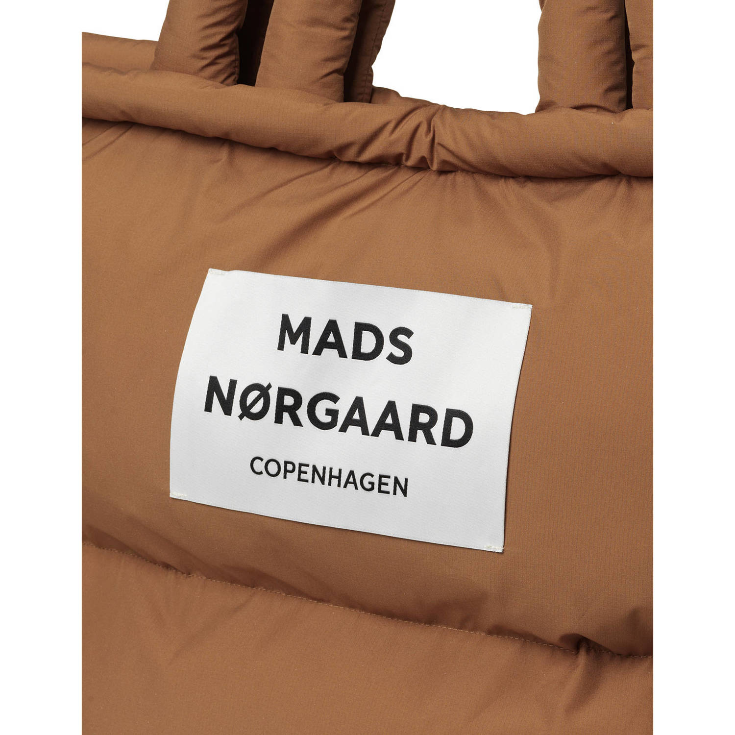MADS NØRGAARD COPENHAGEN gewatteerde shopper bruin