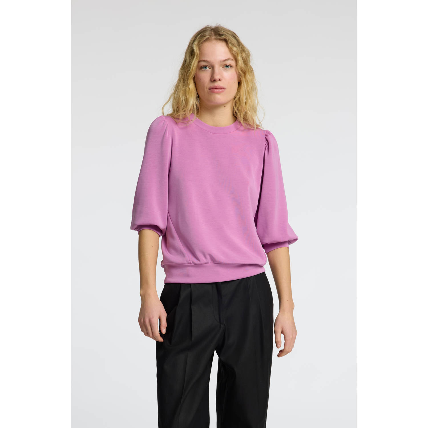 SELECTED FEMME Dames Truien & Vesten Slftenny 3 4 Sweat Top Roze