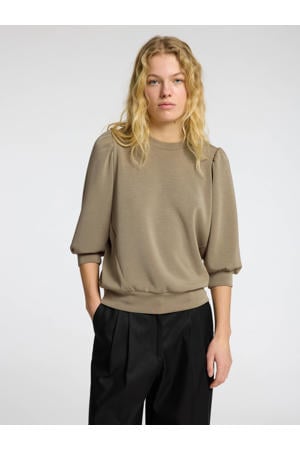 sweater grijsgroen
