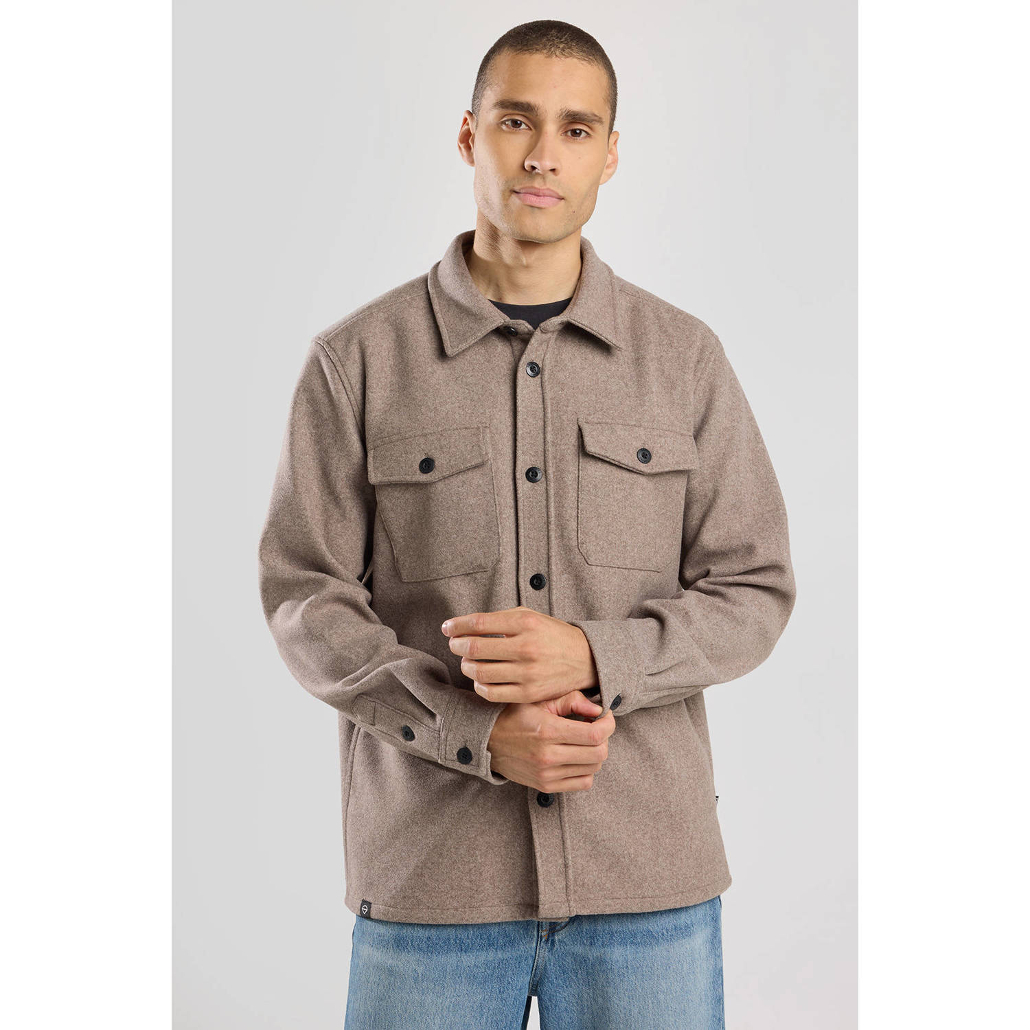 America Today overshirt beige