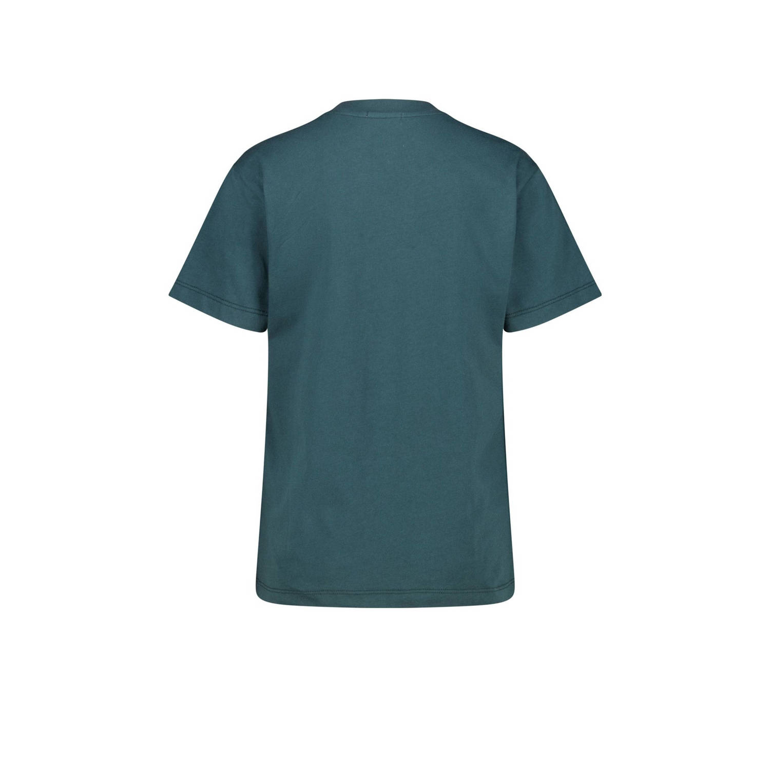 America Today jersey T-shirt grijsblauw