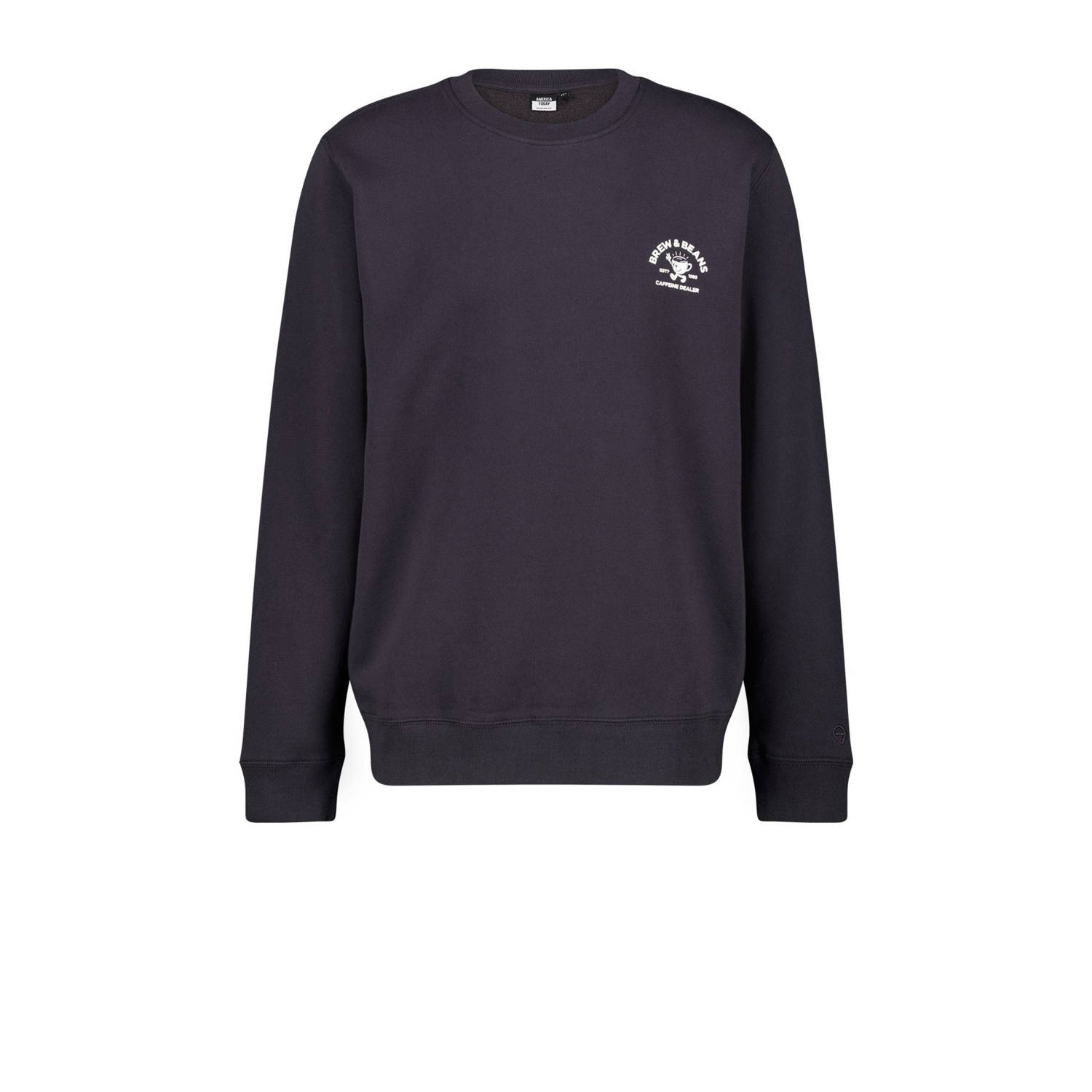 America Today sweater zwart