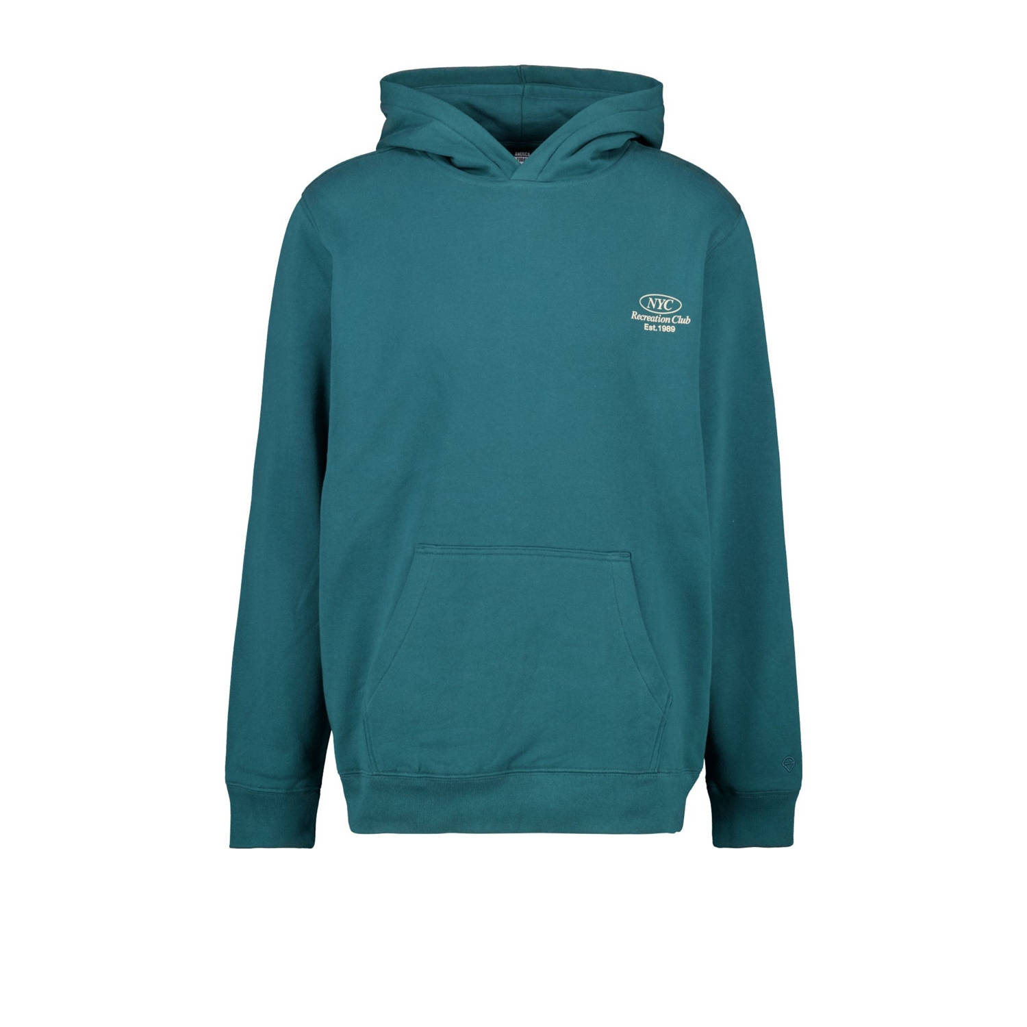 America Today hoodie petrol
