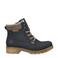 Rieker gevoerde veterboots donkerblauw