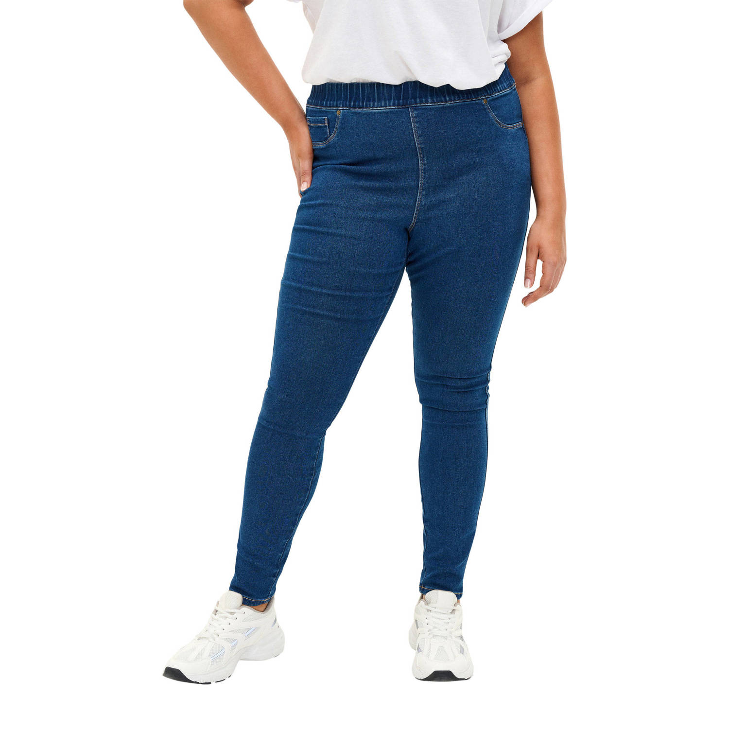 Zizzi skinny legging blauw