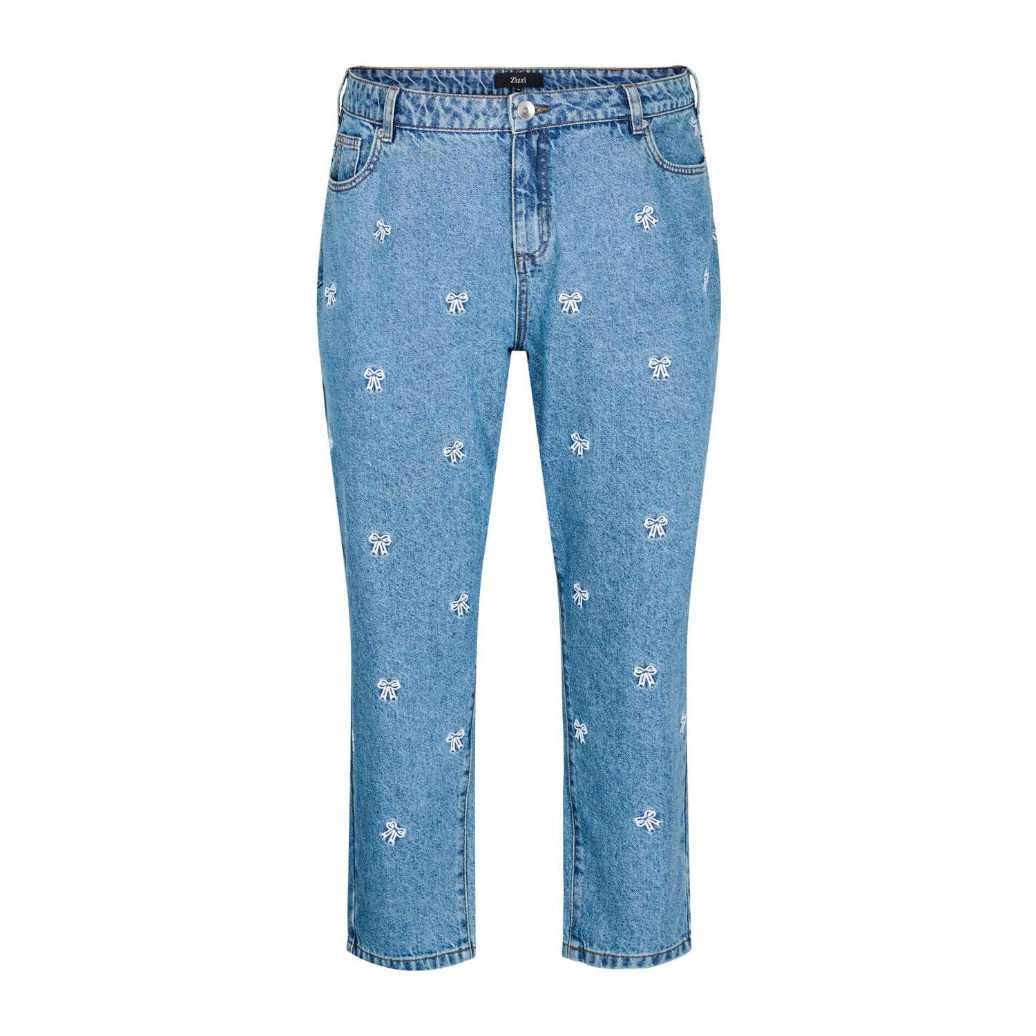 Zizzi mom jeans medium blue denim