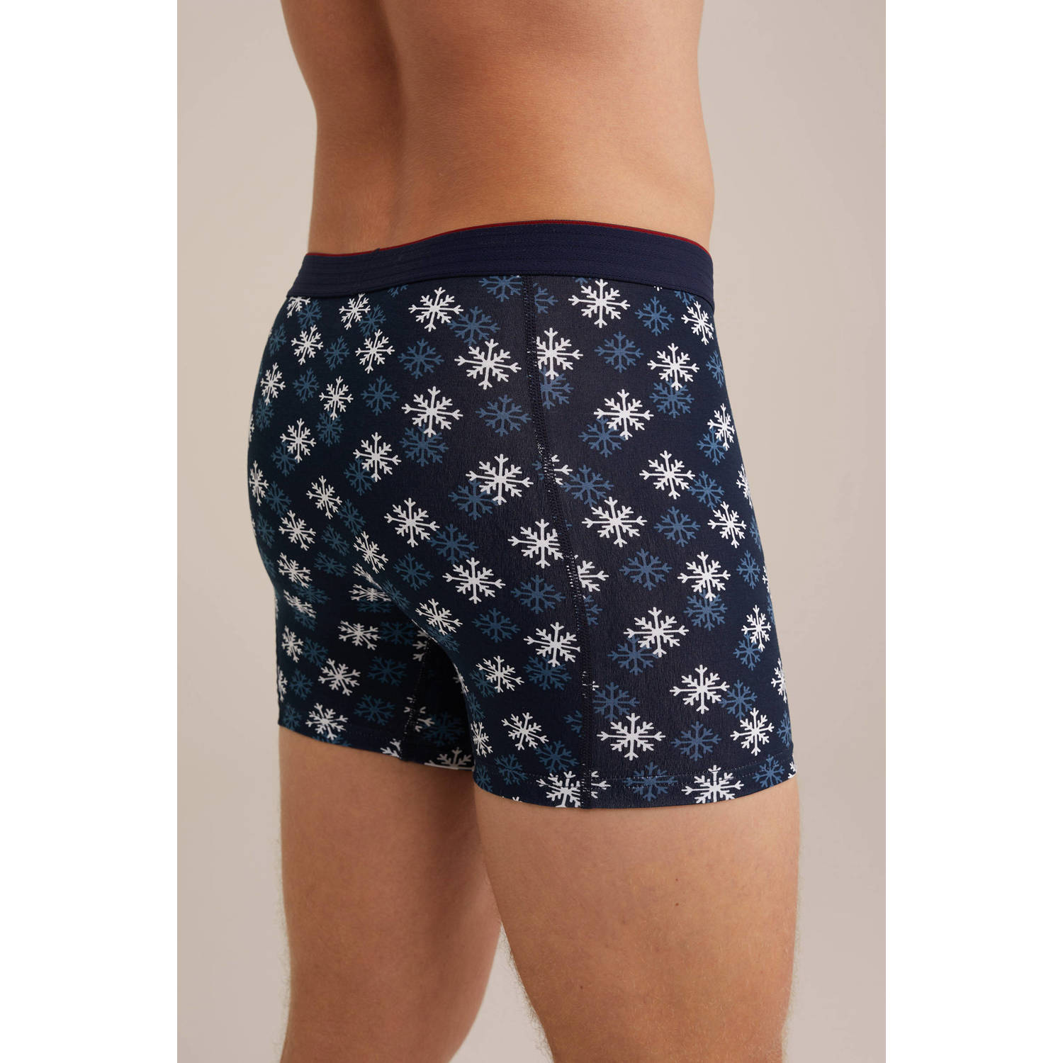 WE Fashion boxershort donkerblauw