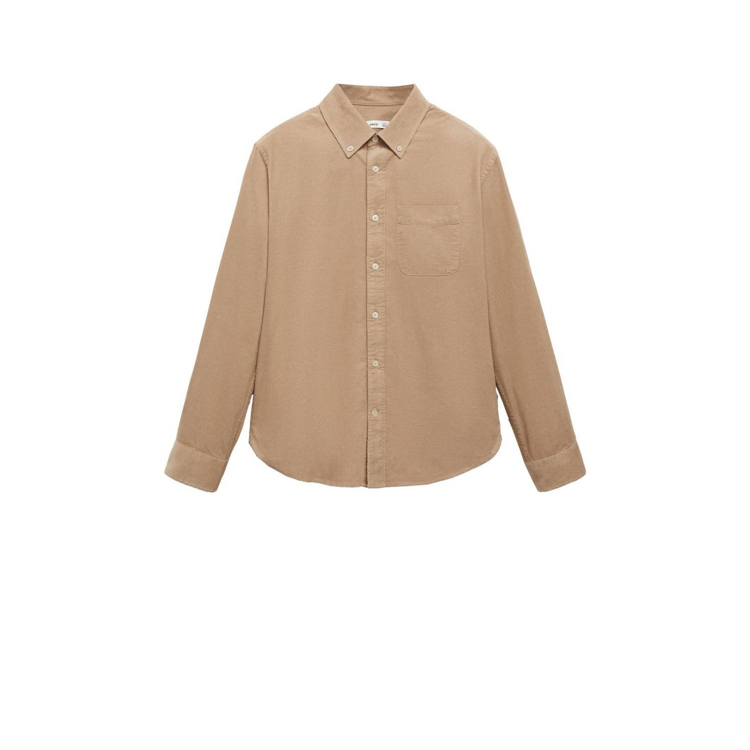 Mango Man overhemd lichtbeige