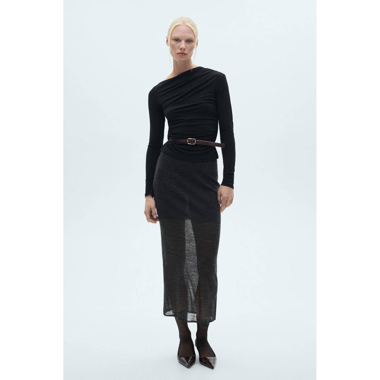 Mango top zwart