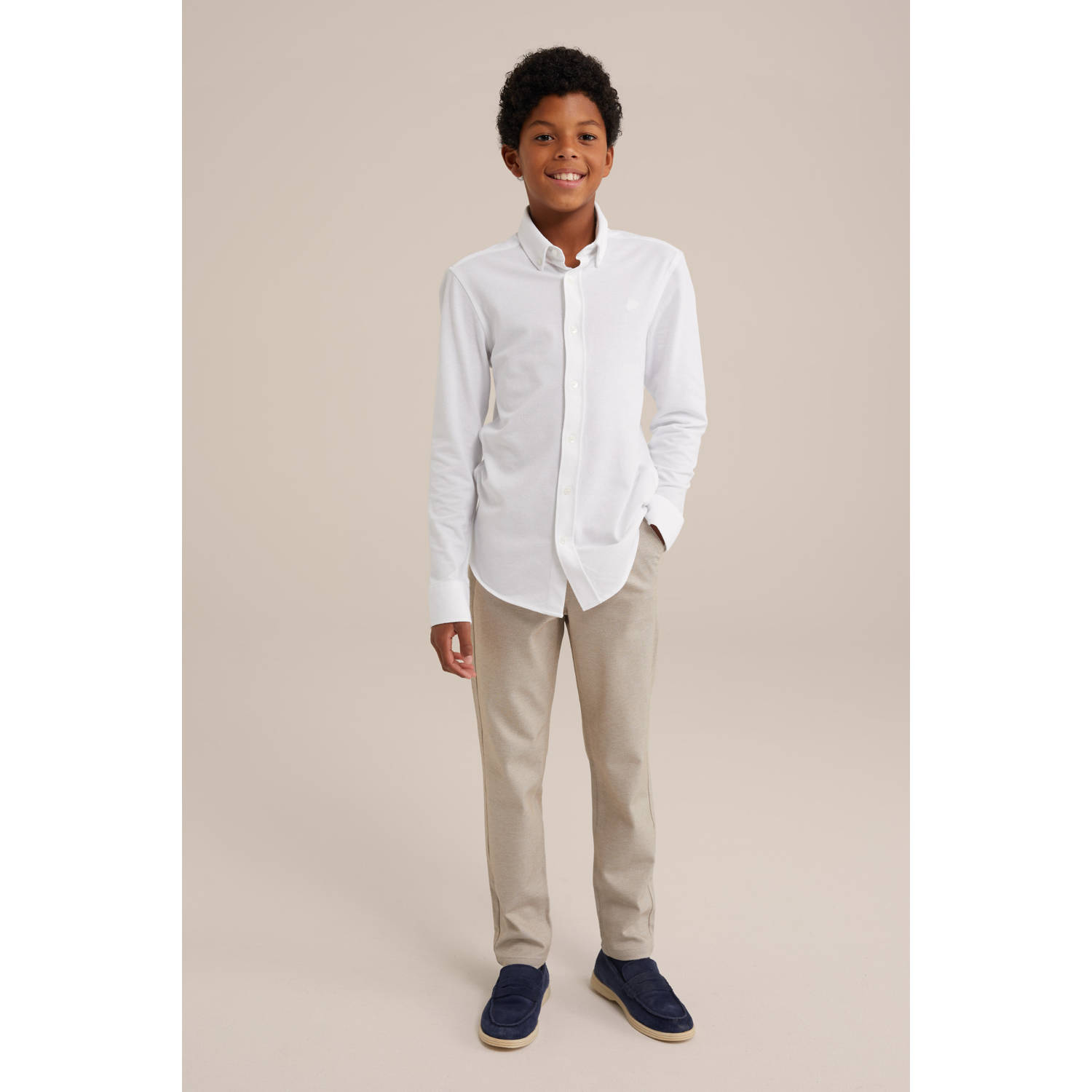 WE Fashion casual broek beige
