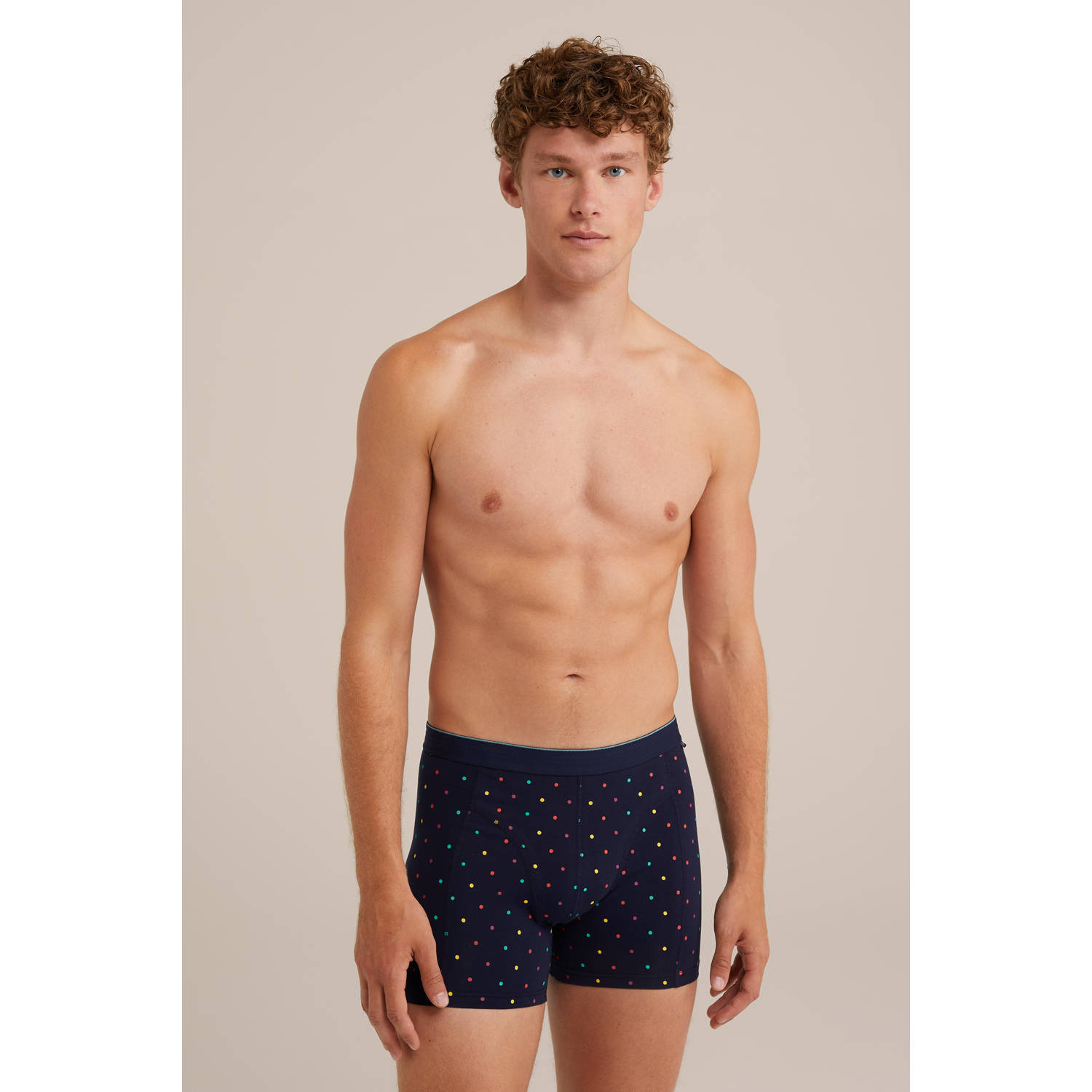 WE Fashion boxershort donkerblauw
