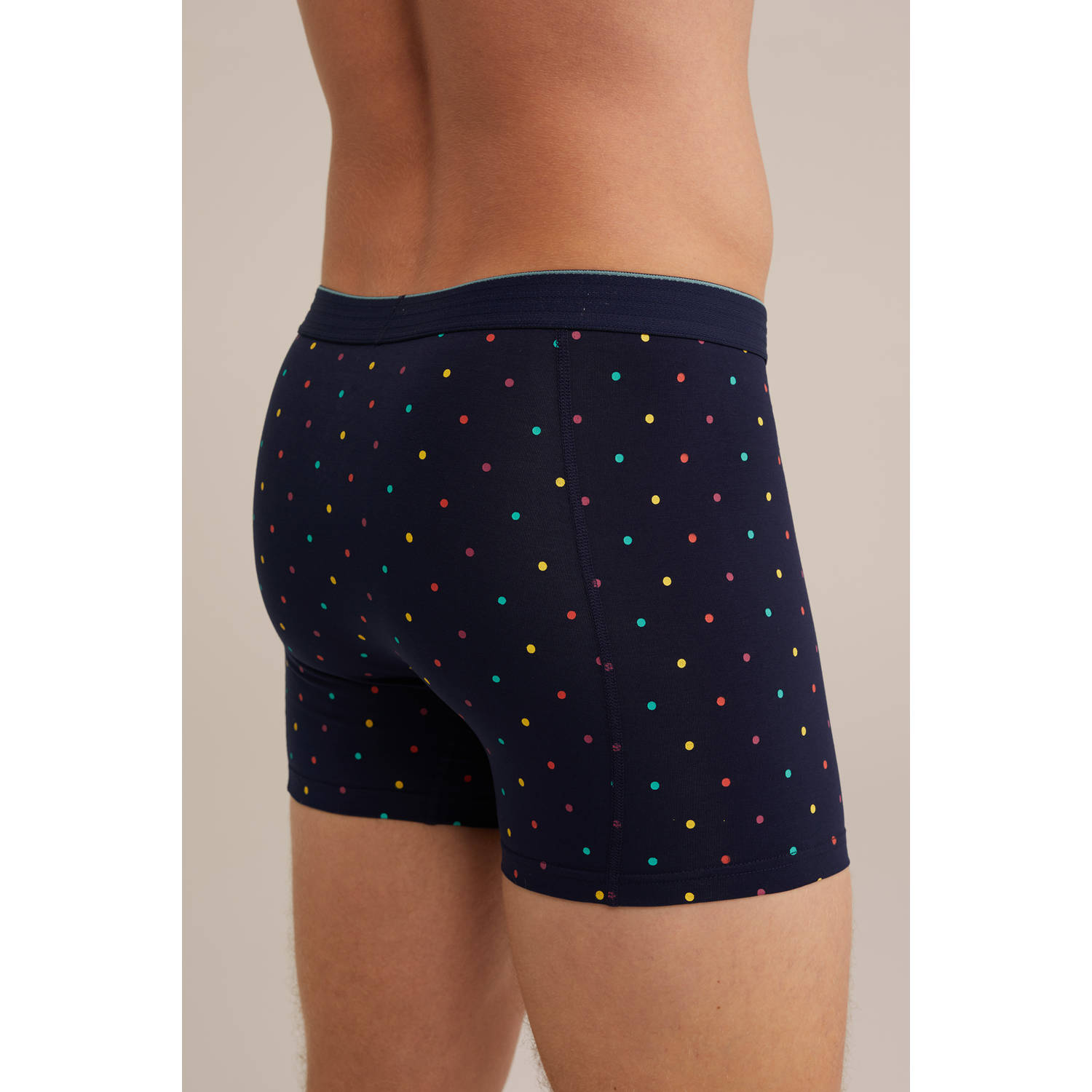 WE Fashion boxershort donkerblauw