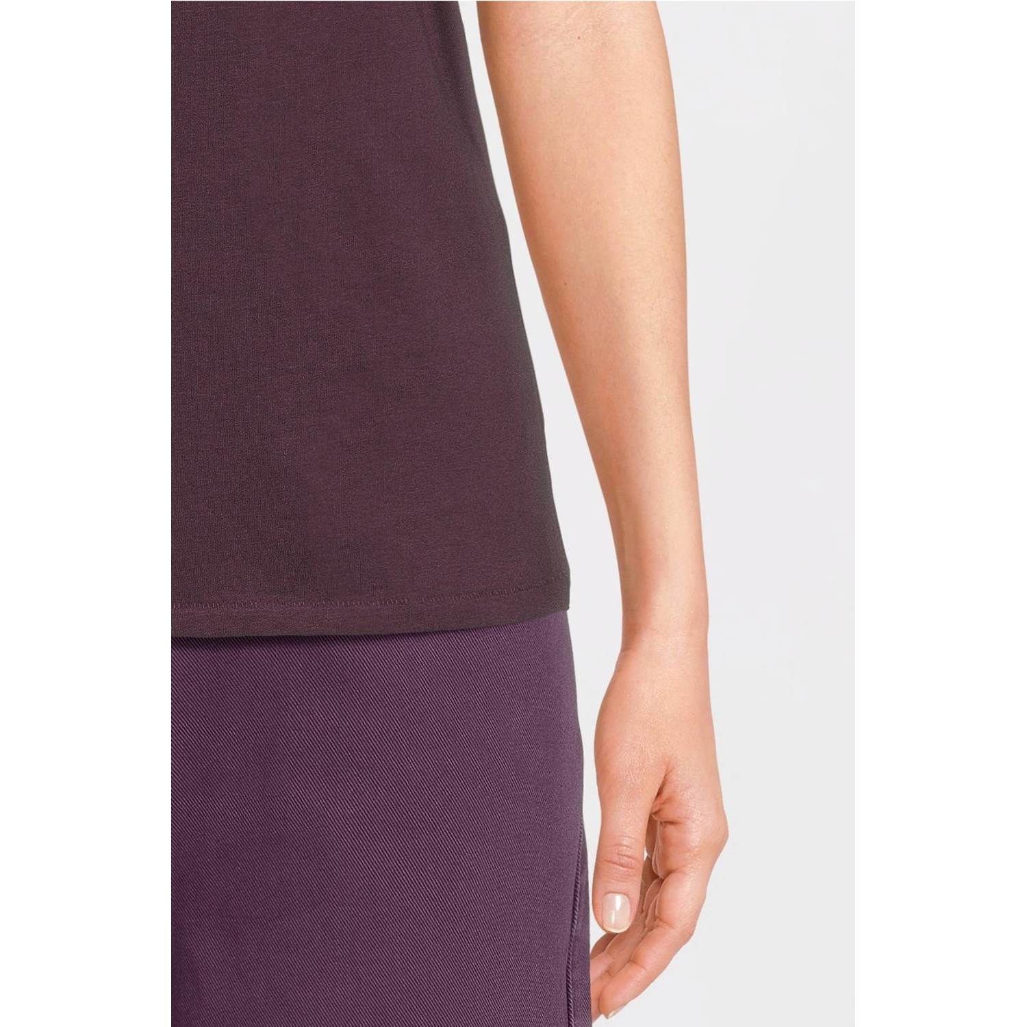 BOSS t-shirt aubergine
