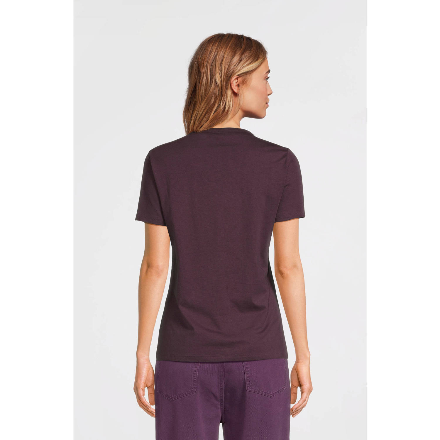 BOSS t-shirt aubergine