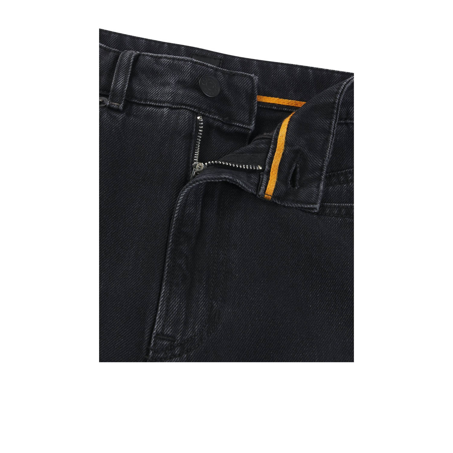 BOSS high waist wide leg jeans zwart