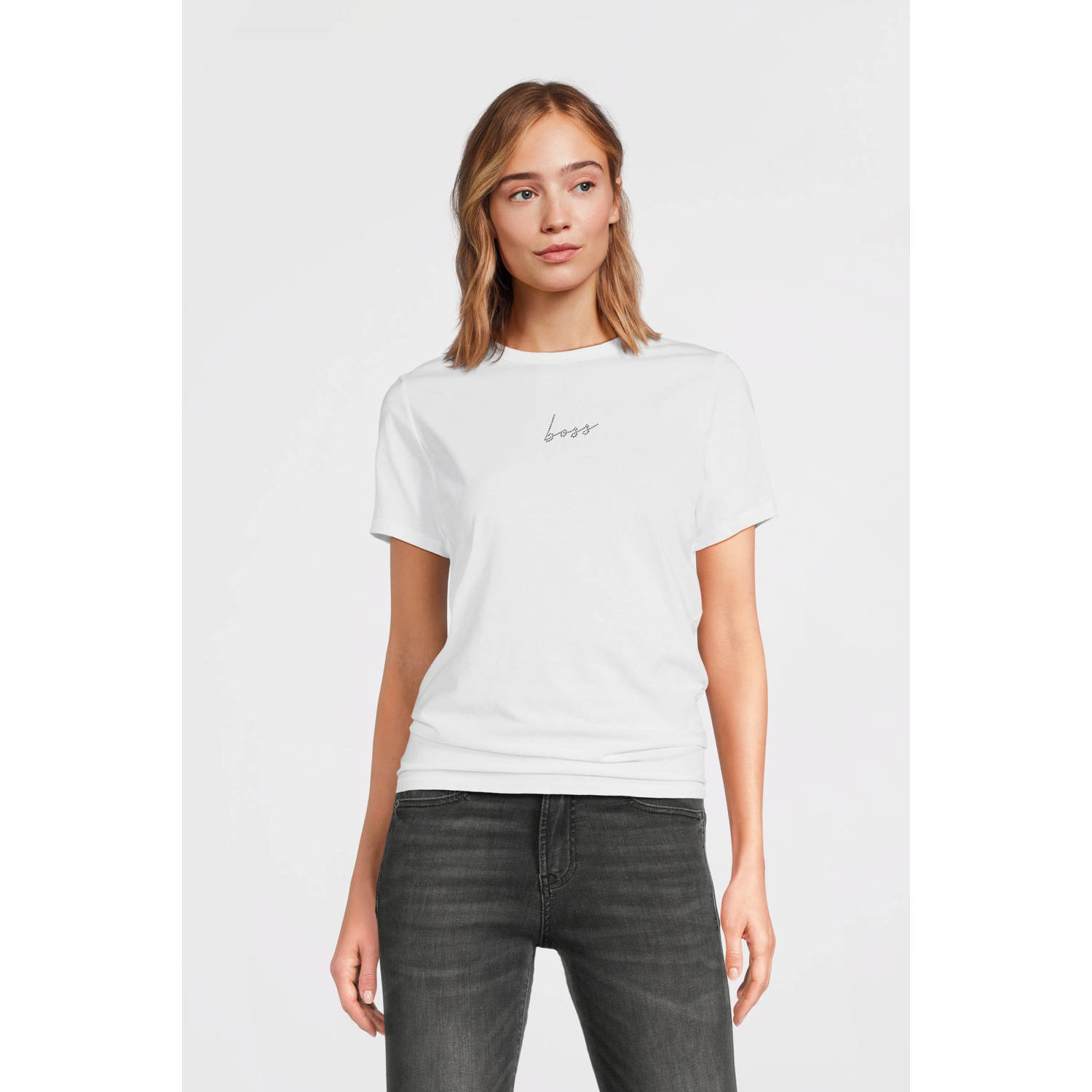 Boss Orange Shirttop C_Elogo_crystal 1026