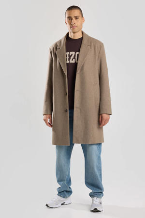 jas met wol beige