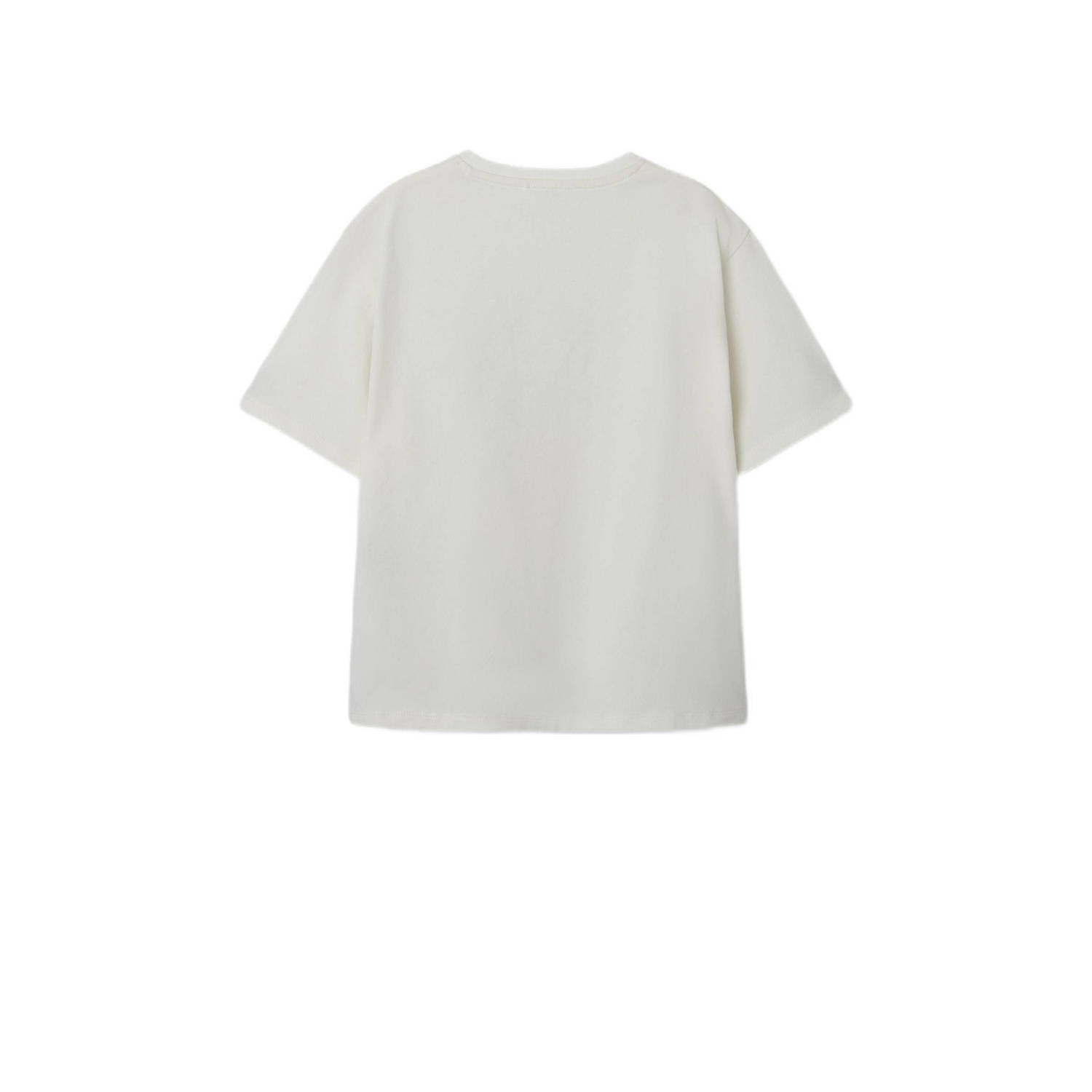 NAME IT KIDS T-shirt met print wit