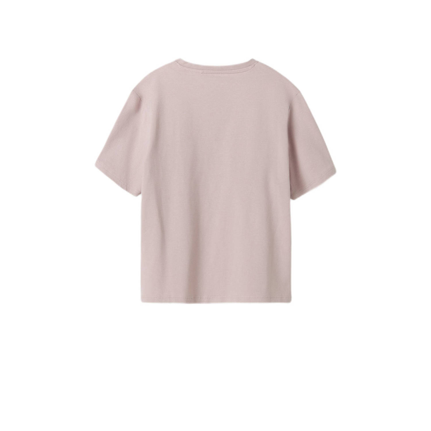NAME IT KIDS T-shirt met print lila