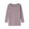 NAME IT MINI ribgebreide longsleeve licht aubergine