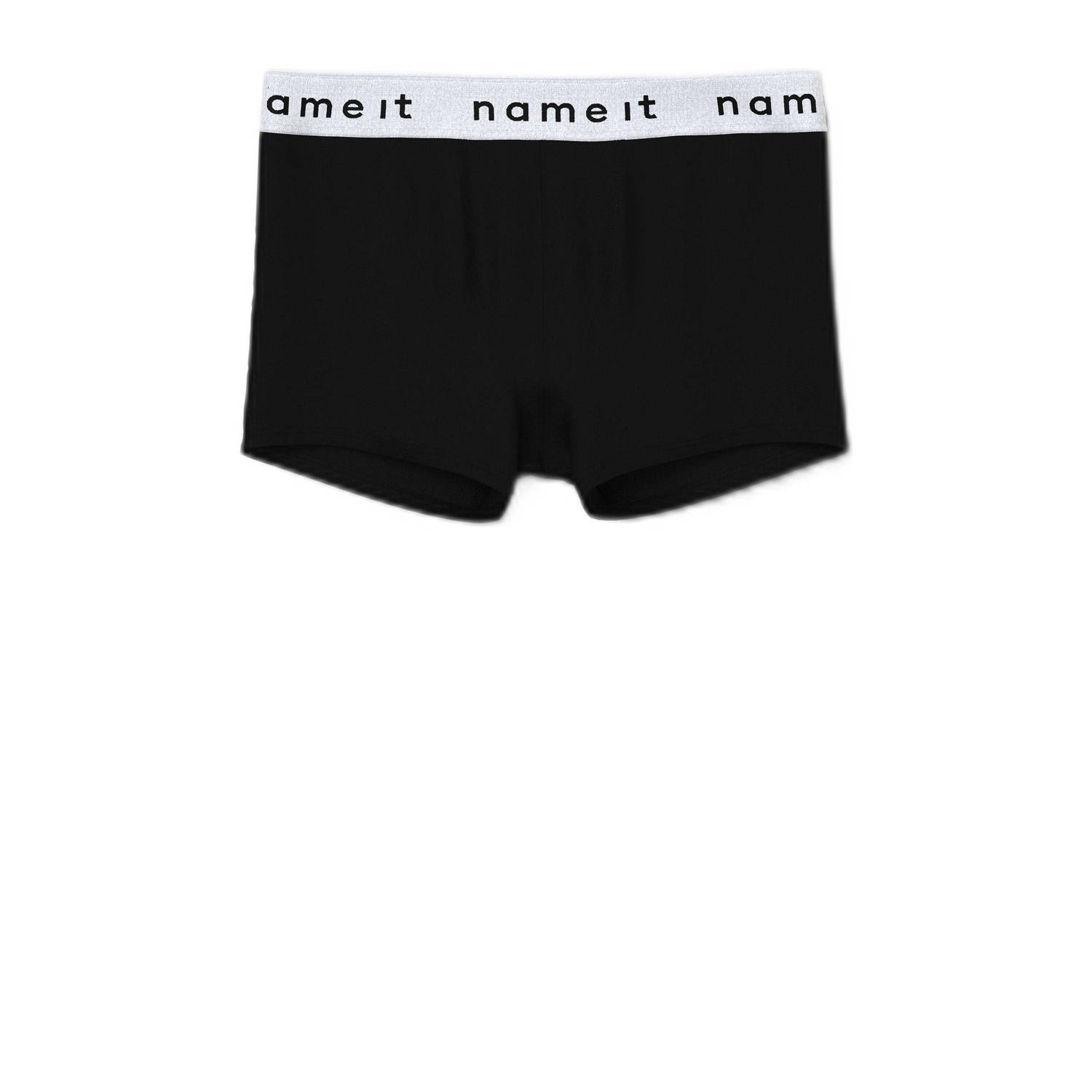 NAME IT KIDS boxershort NKMBOXER set van 3 zwart wit