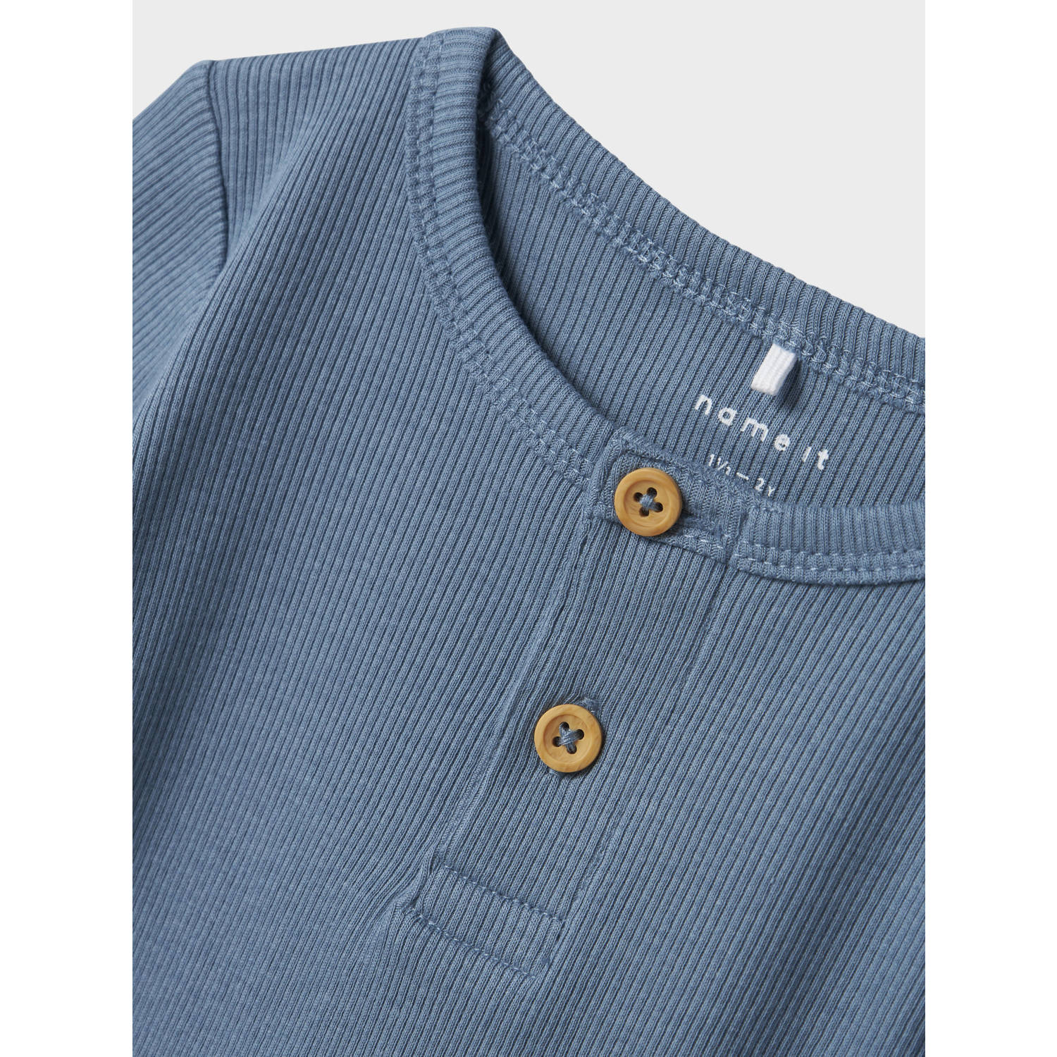 NAME IT MINI longsleeve NMFKAB frisblauw