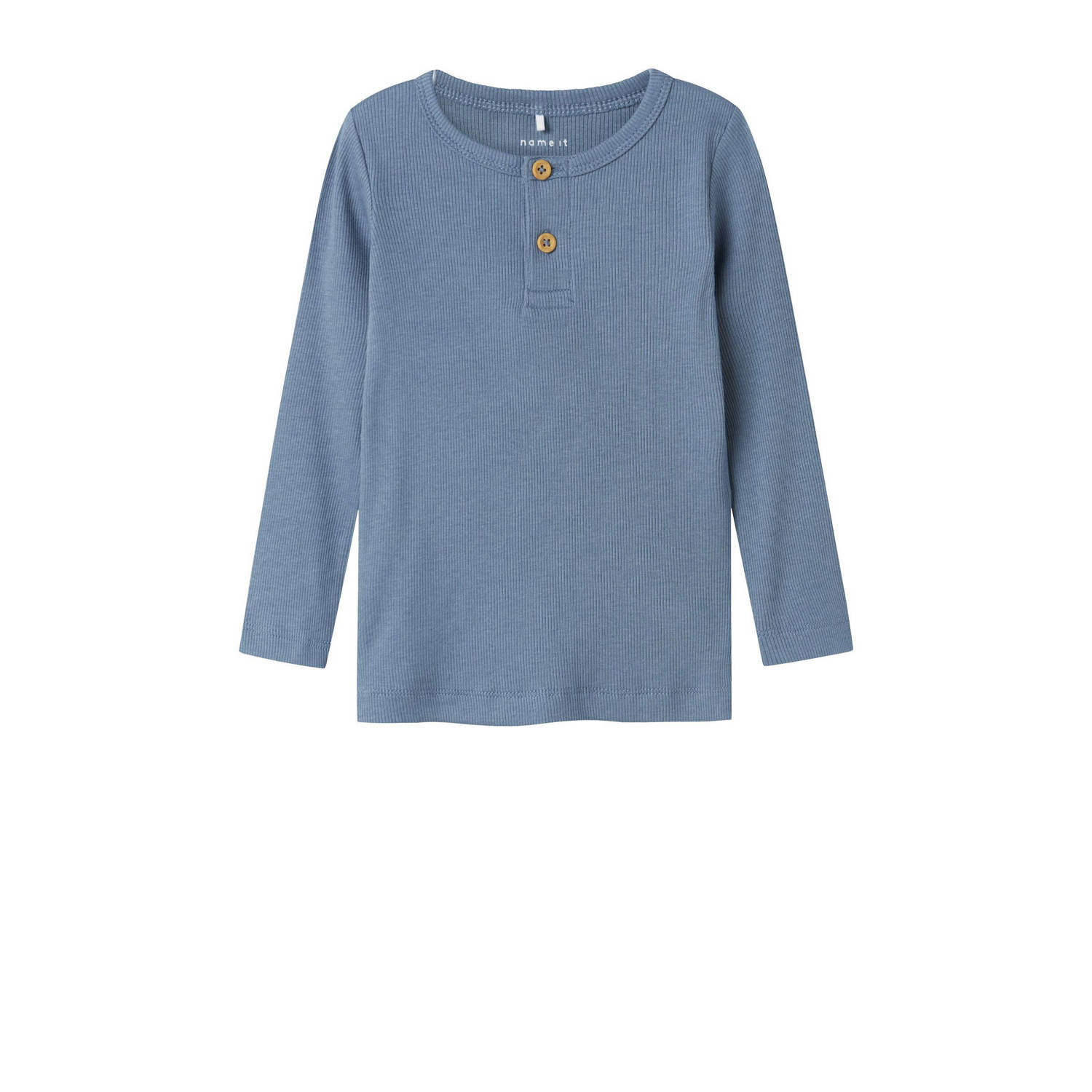 NAME IT MINI longsleeve NMFKAB frisblauw