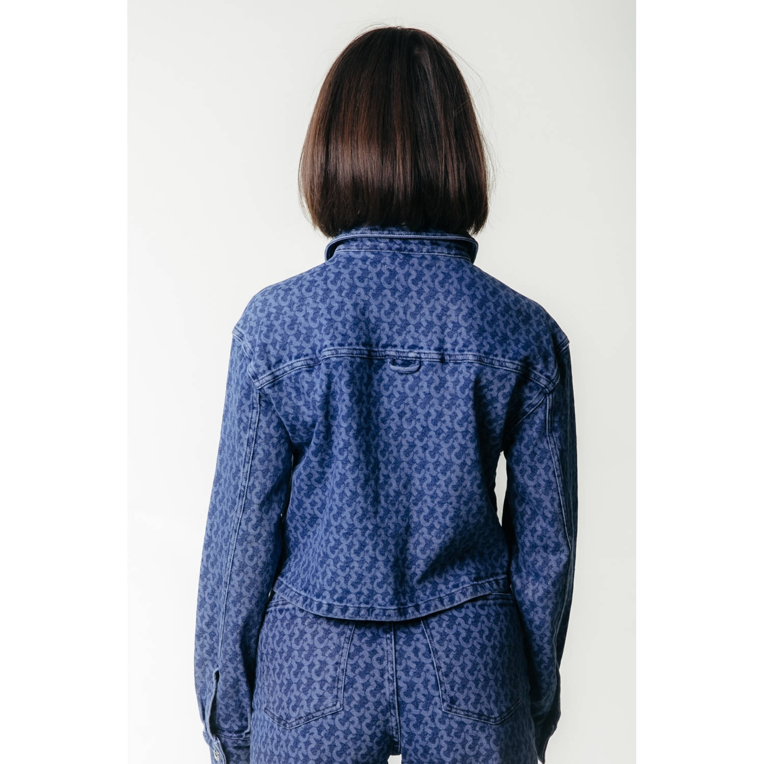 Colourful Rebel blouse medium blue denim