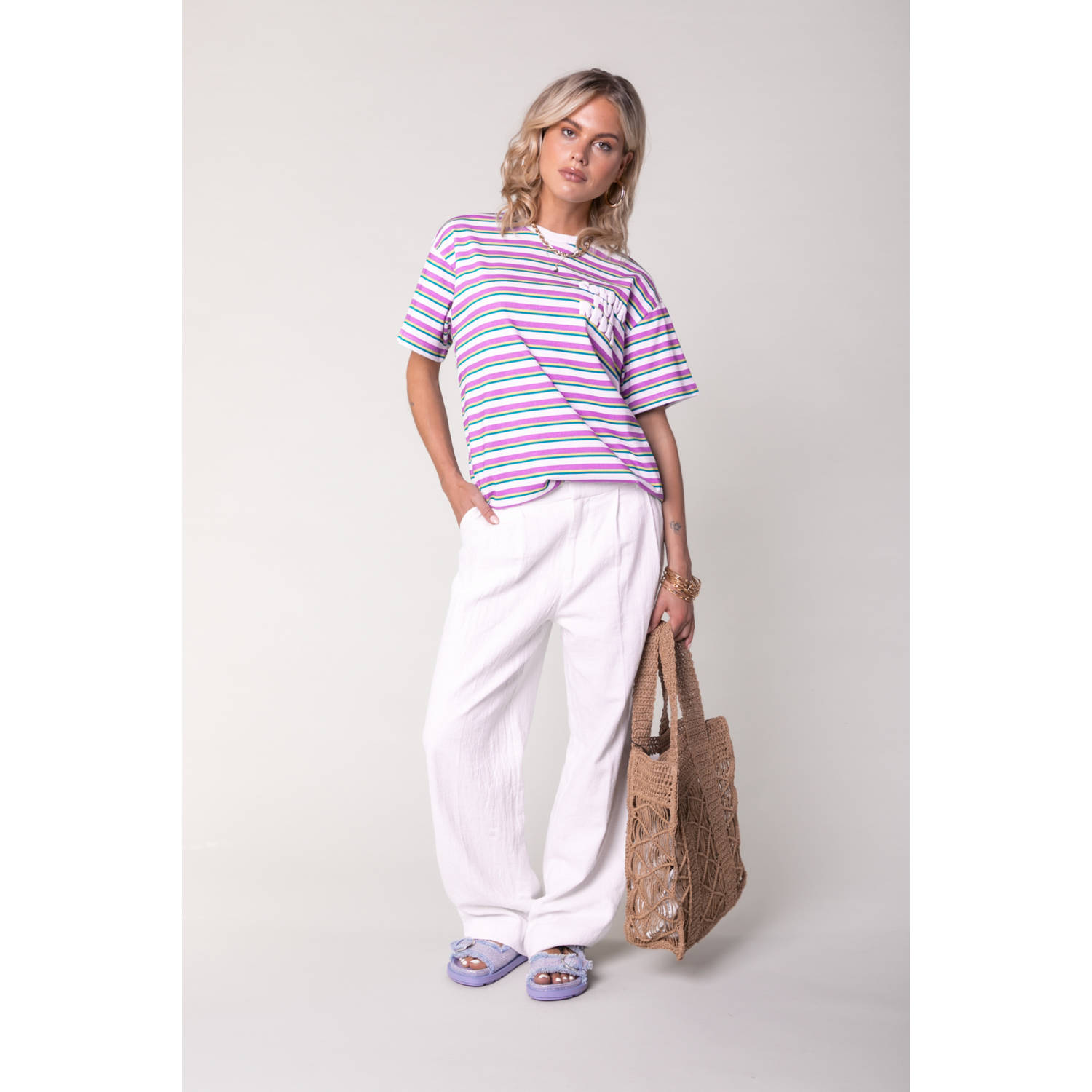 Colourful Rebel T-shirt roze