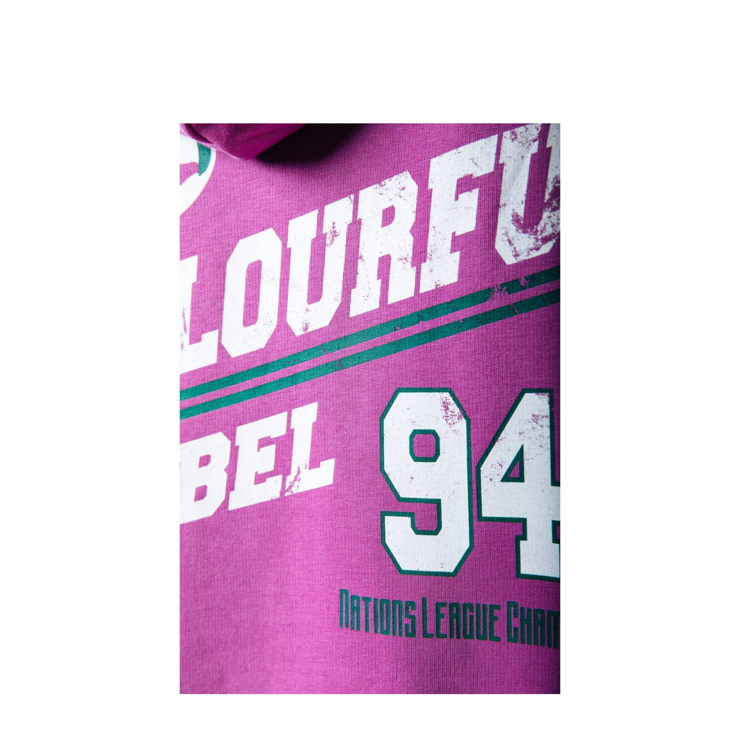 Colourful Rebel hoodie roze