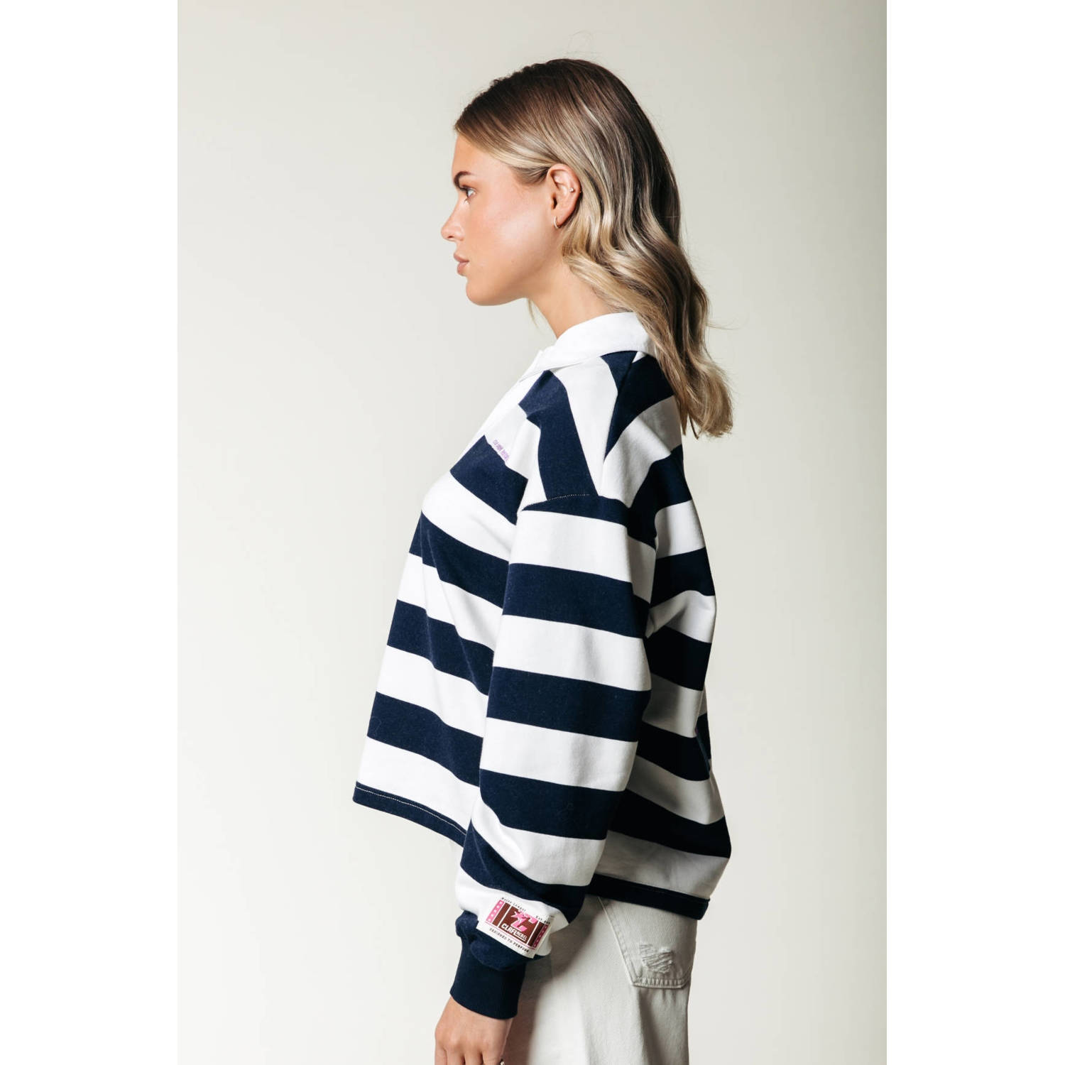 Colourful Rebel sweater donkerblauw