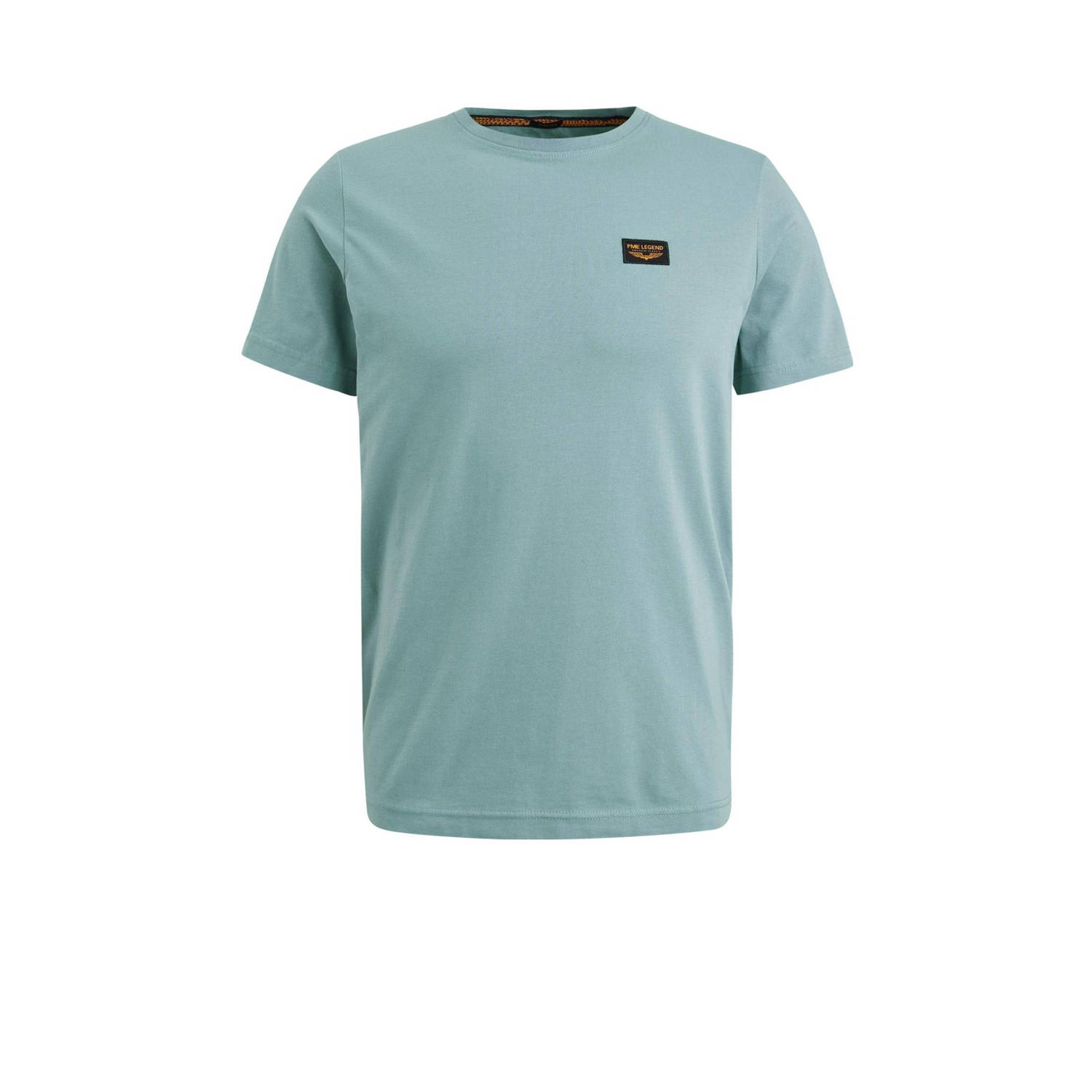 PME Legend T-shirt met logo lichtblauw