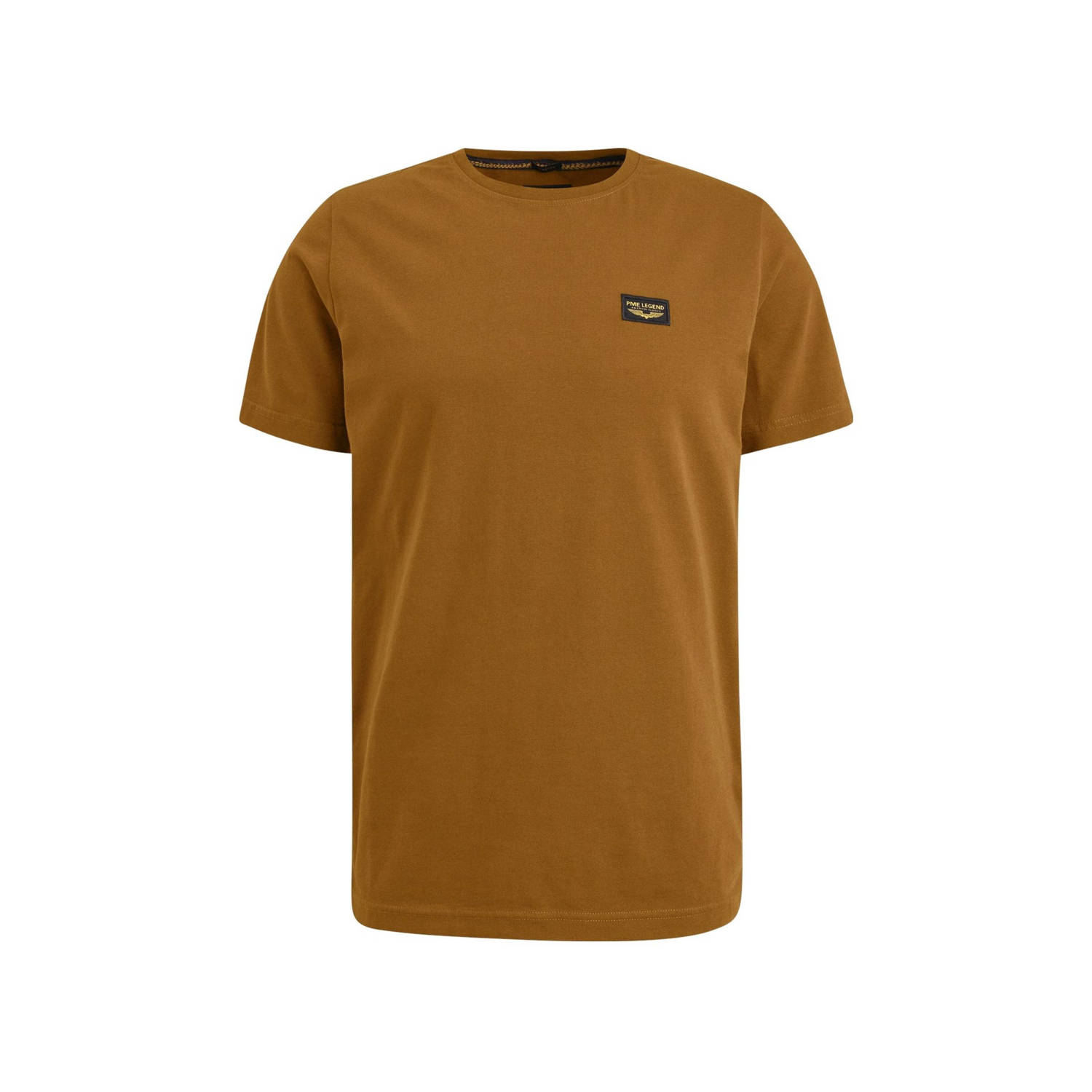 PME Legend Korte Mouw R-hals Tee Guyver Brown Heren