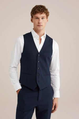 gilet donkerblauw