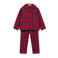 Mango Kids   geruite pyjama rood/zwart/wit