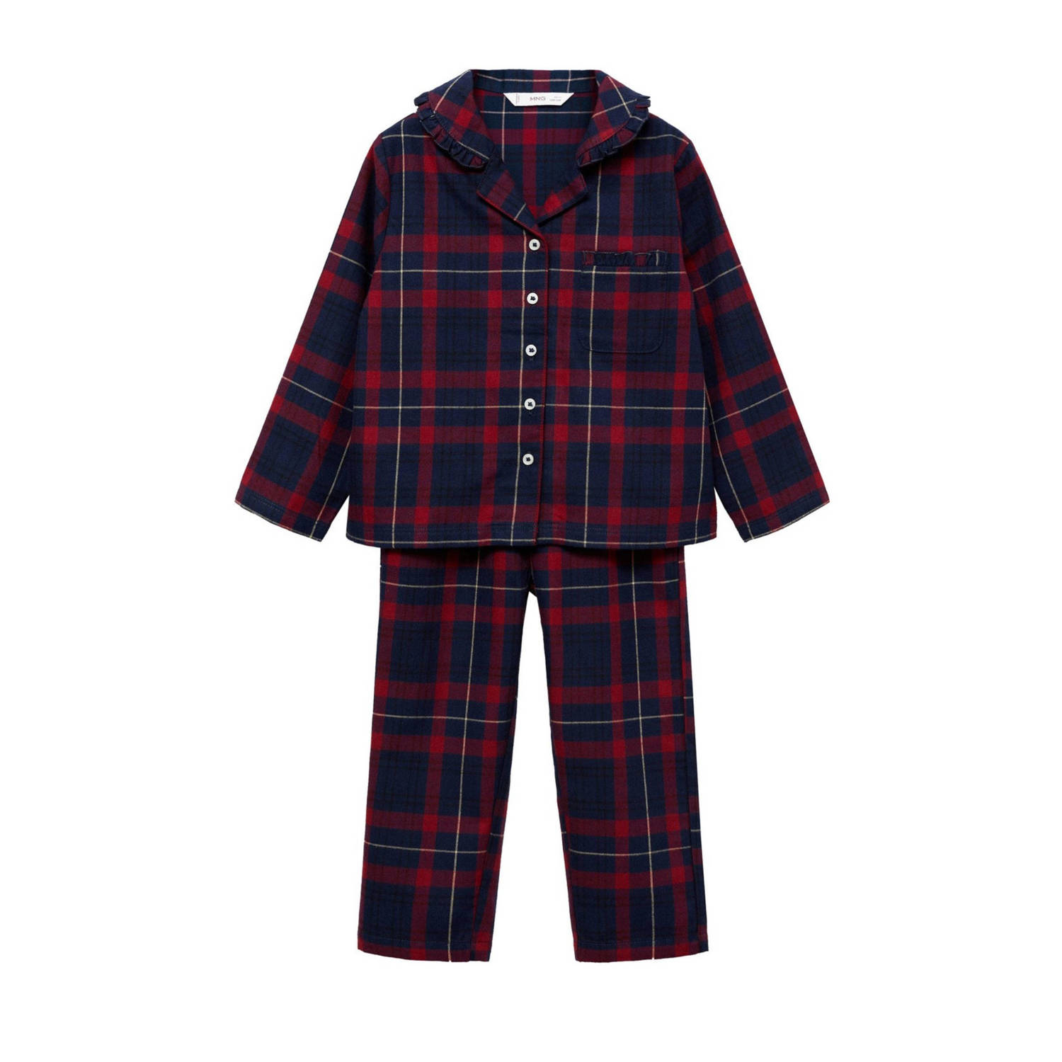 go Kids pyjama donkerrood