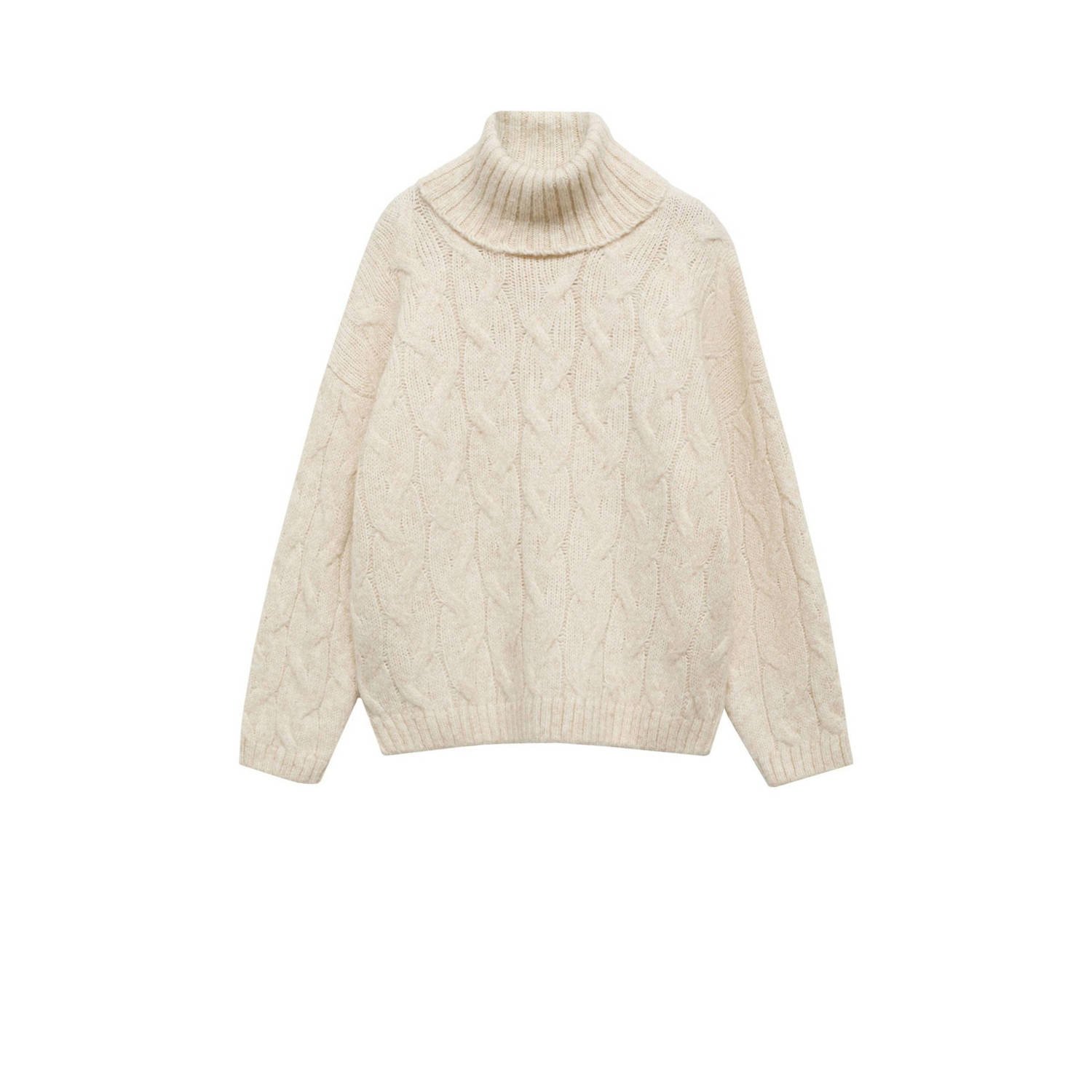 Mango Kids coltrui beige kabels