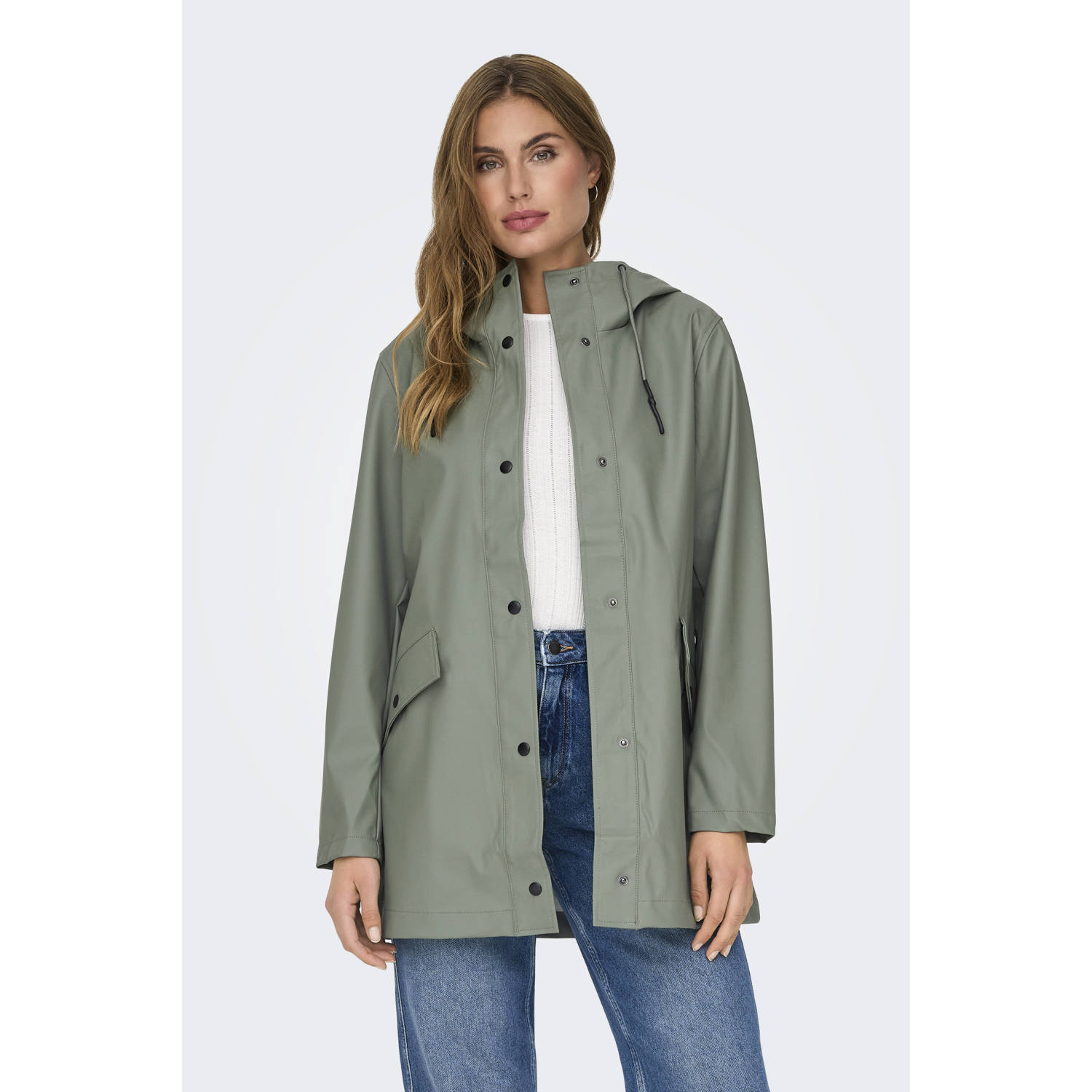 Only Korte jas ONLELISA RAINCOAT OTW NOOS