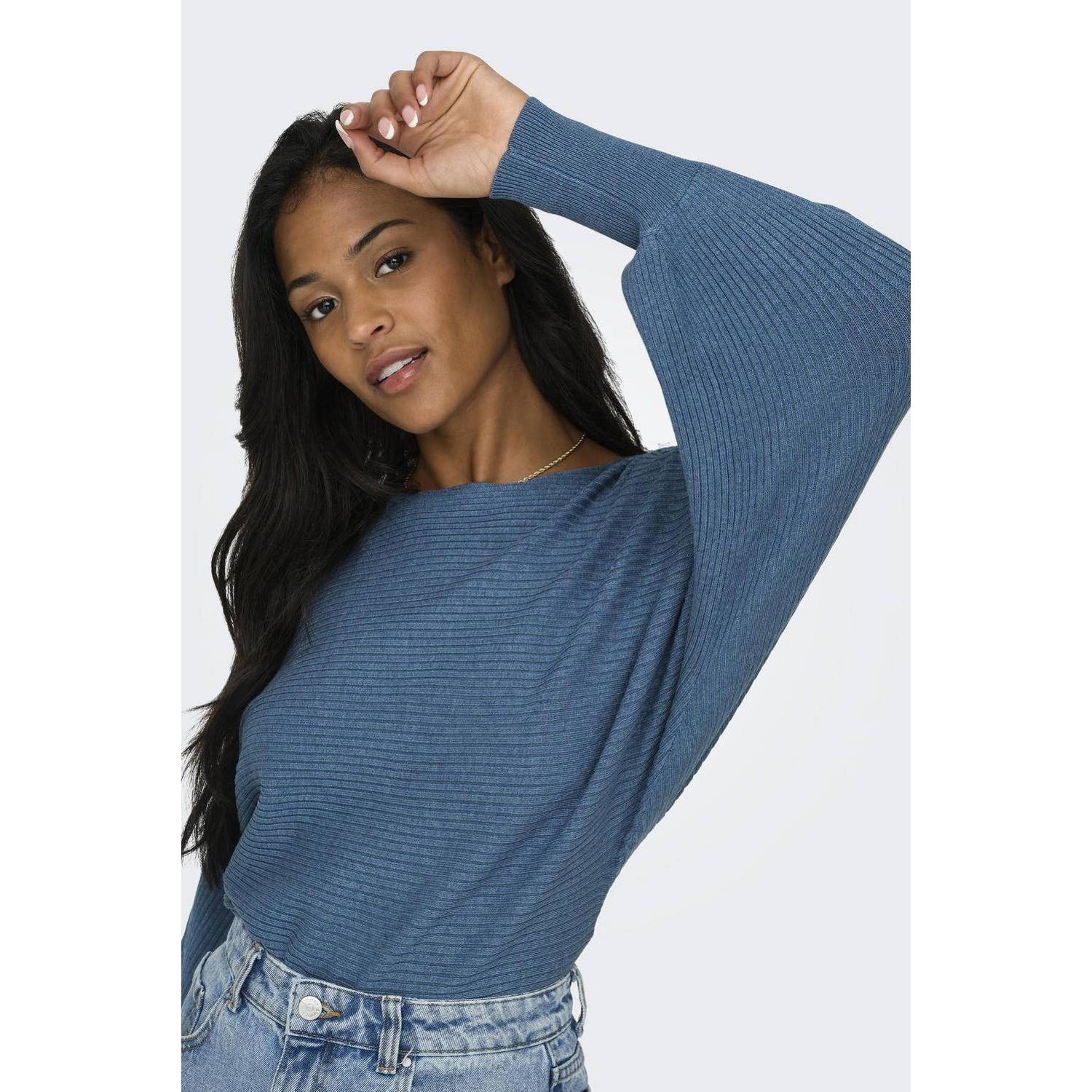 ONLY pullover blauw