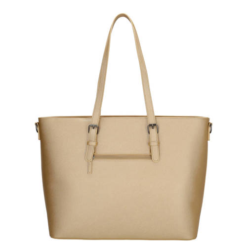 Charm London 15,6 inch shopper Birmingham goudkleurig afbeelding
