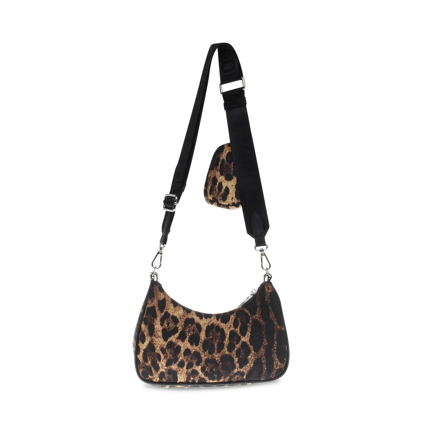 Steve Madden crossbody tas met panterprint Bvital bruin