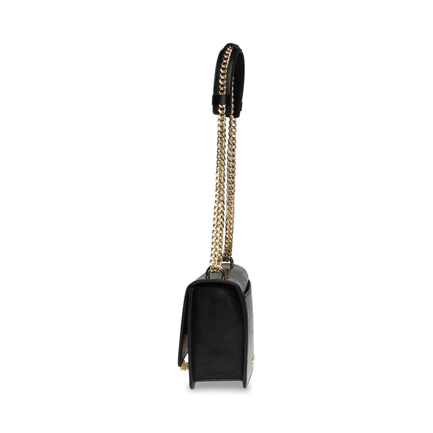 Steve Madden crossbody tas Bamara zwart goudkleurig