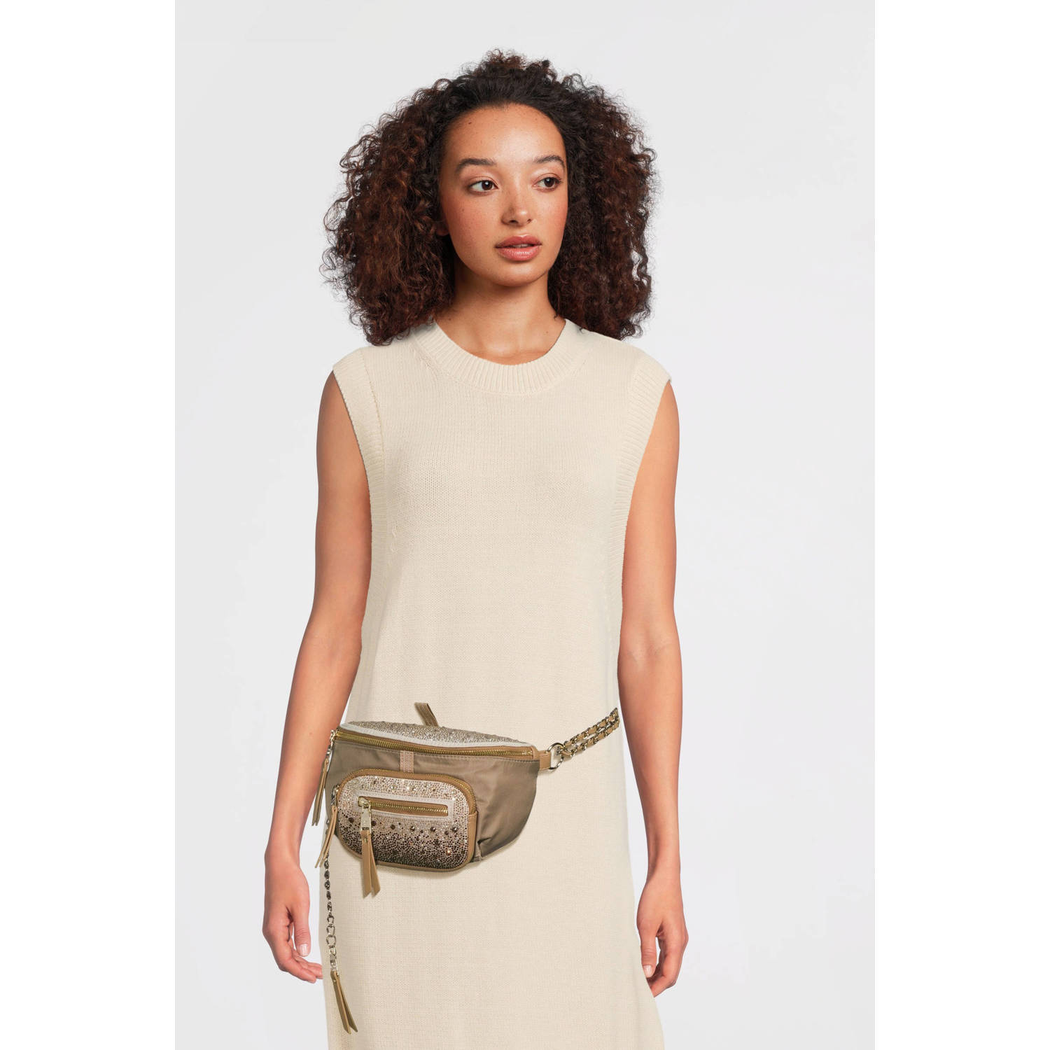 Steve Madden crossbody tas Bmistica beige