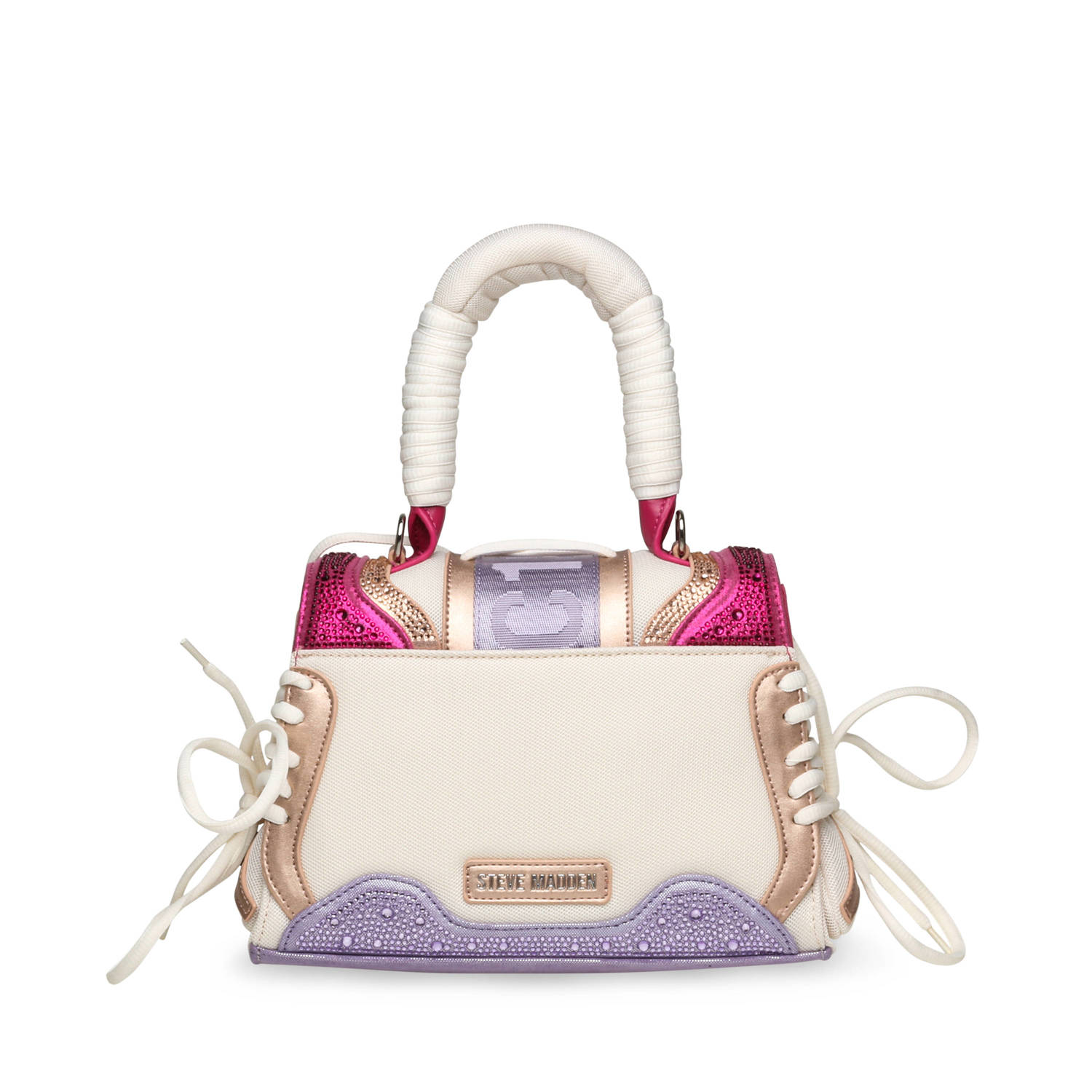 Steve Madden crossbody tas BDIEGO ecru roze