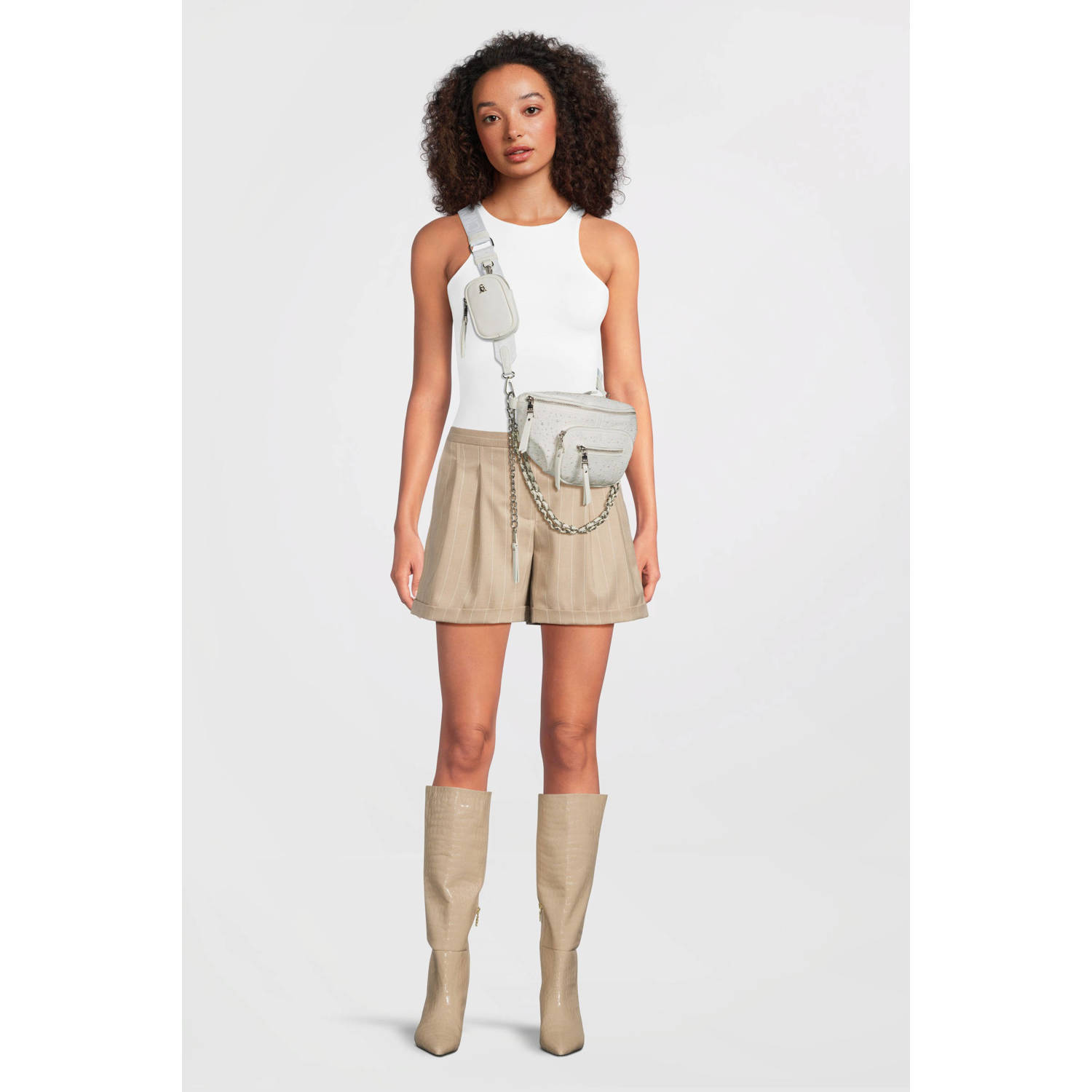 Steve Madden crossbody tas Bmaximap wit